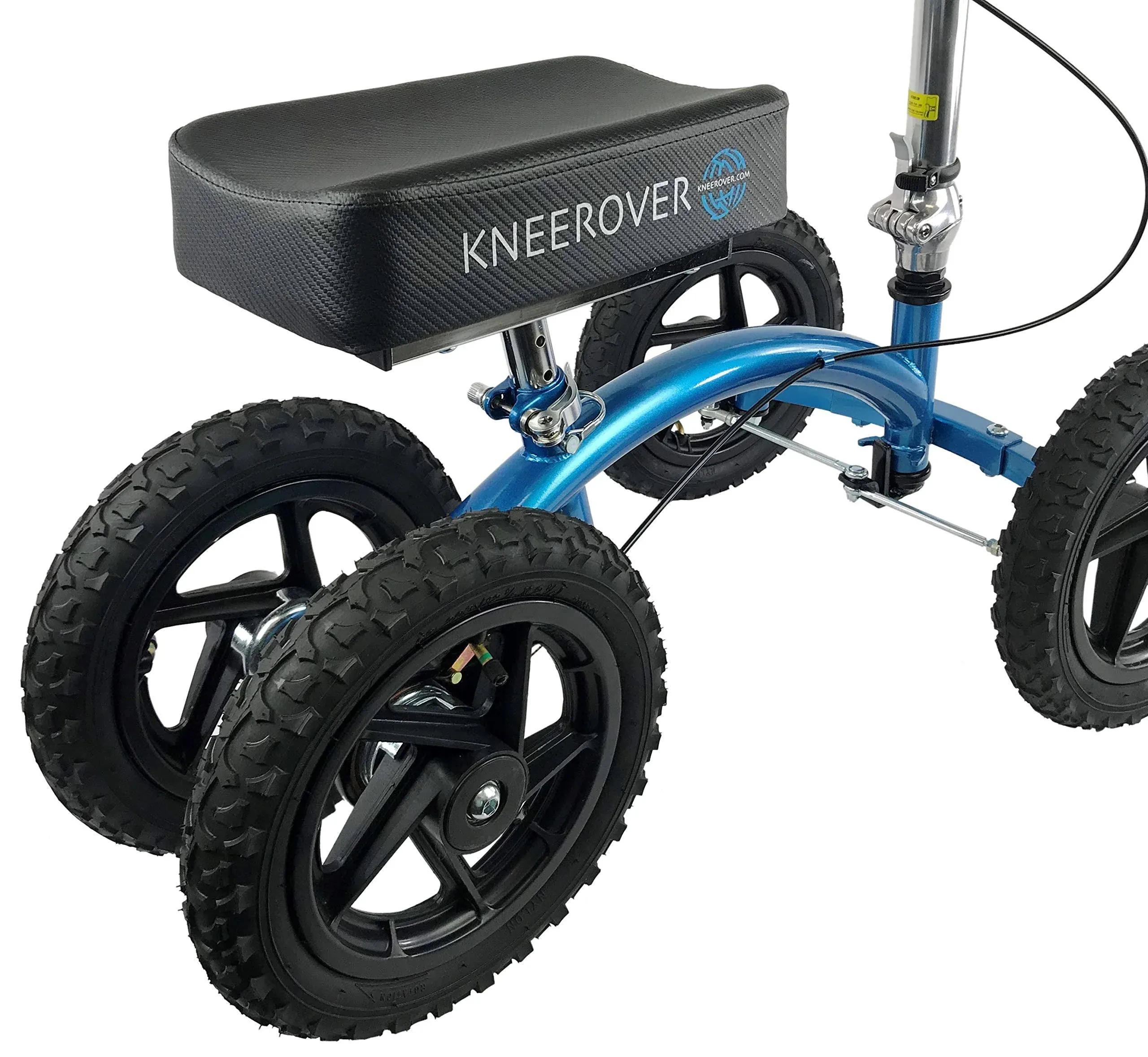 KneeRover All Terrain Knee Walker, Metallic Blue - QUAD - Image 4