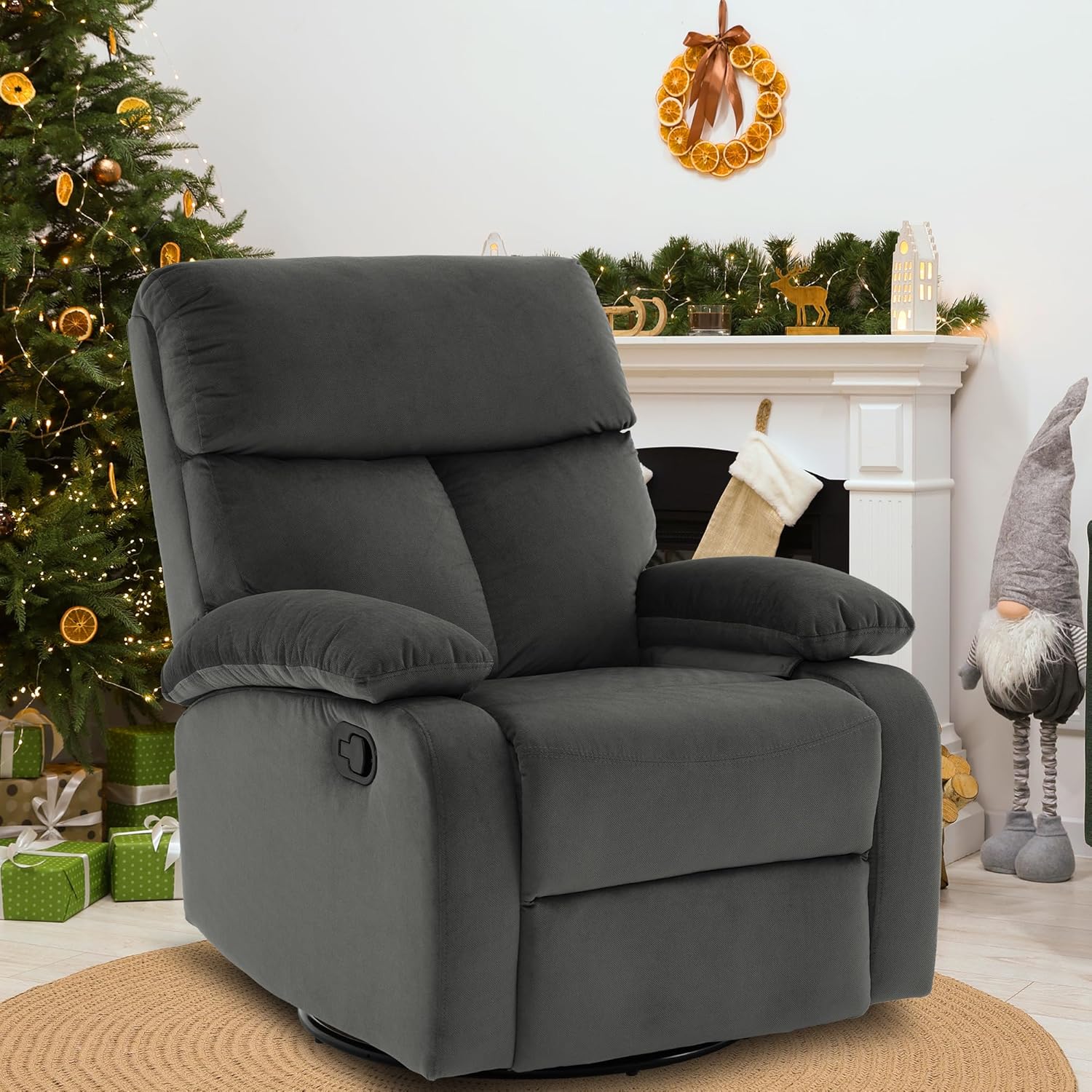 Small Swivel Rocker Recliner Chair for Compact Spaces - Image 14