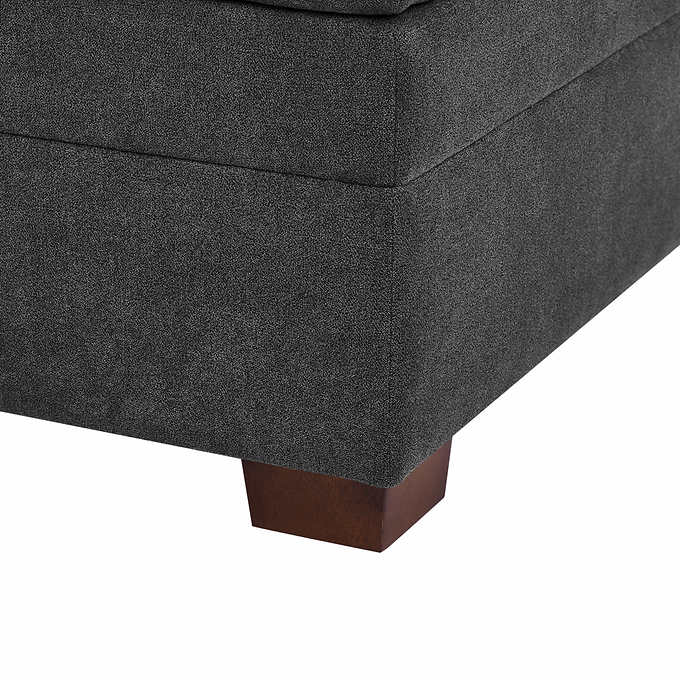 Thomasville Tisdale Fabric Sectional with Storage Ottoman - Image 10