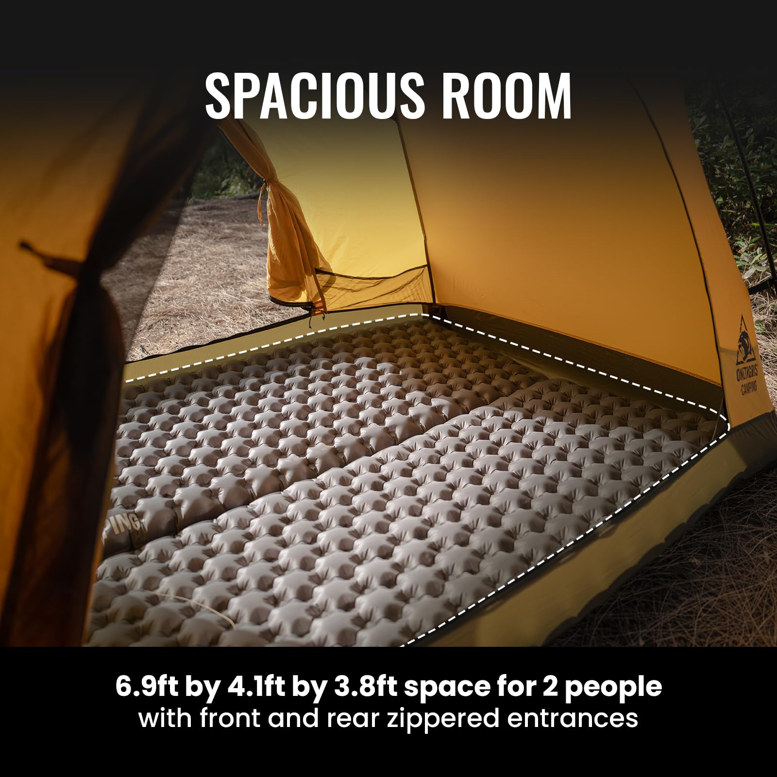 Stella 4 Season Camping Tent Backpacking Waterproof Lightweight Easy Setup Instant 3000mm Waterproof Rating Outdoor Hiking Tent - Image 4