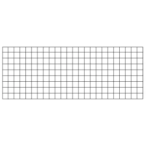 Wild Hog 36 in. x 96 in. Black Metal Railing Panel