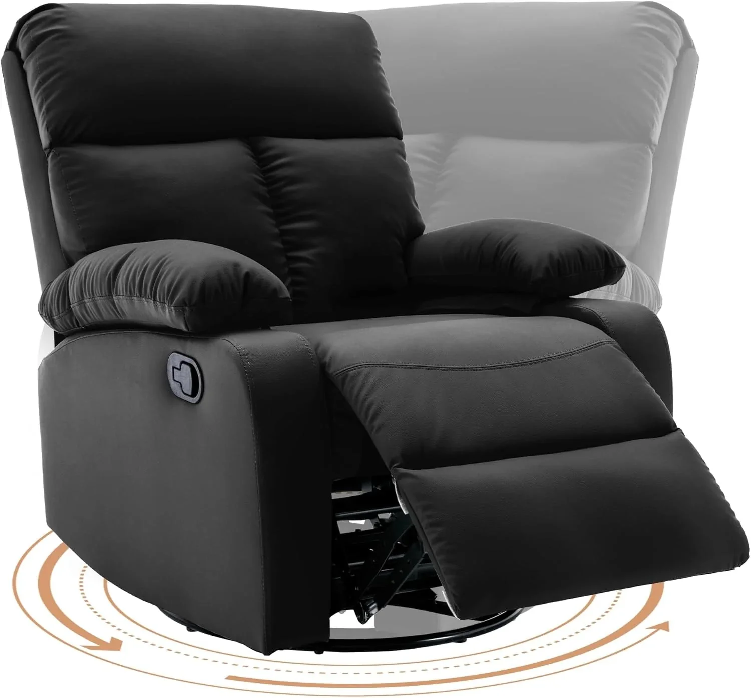 Small Swivel Rocker Recliner Chair for Compact Spaces - Image 8
