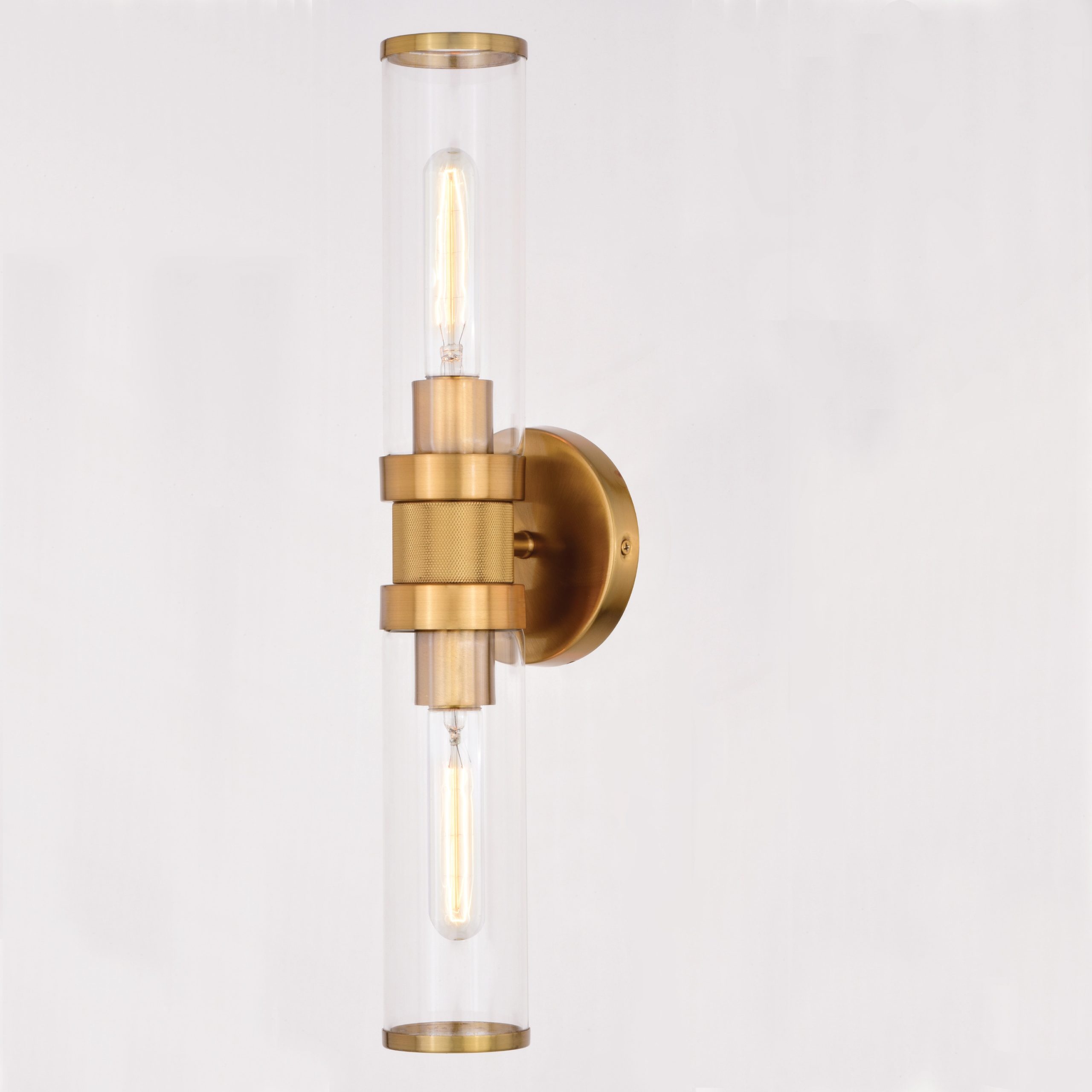 Cascadia Levitt 19.25-in 2 Light Satin Brass Modern/contemporary Bathroom Vanity light bar - Image 10