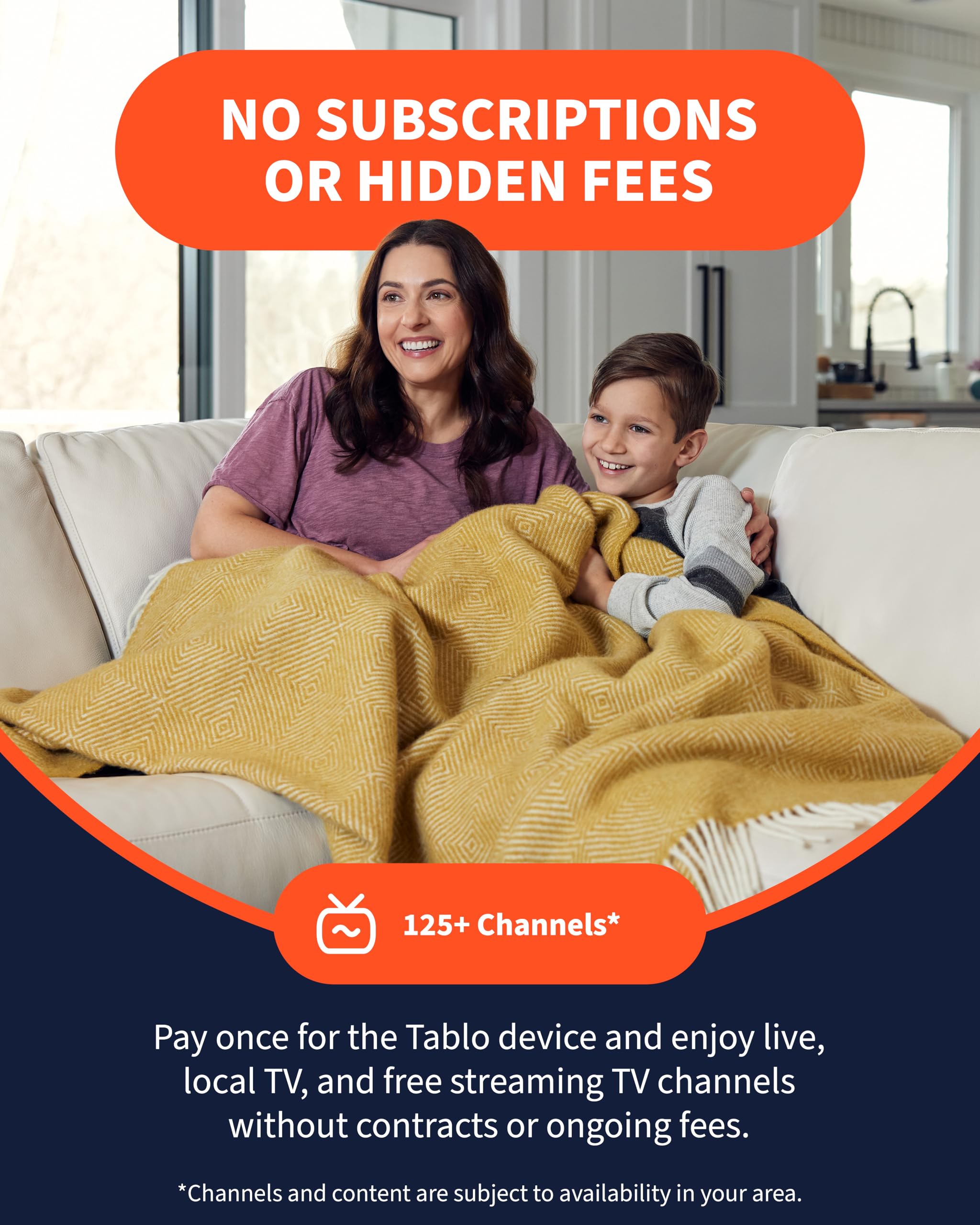 Tablo TV 4th Gen 4‑Tuner Over‑The‑Air DVR + Antenna – No Subscriptions 35-mile range TV Antenna Included | Watch, Pause & Record Live TV | 50+ hrs Storage - Image 3