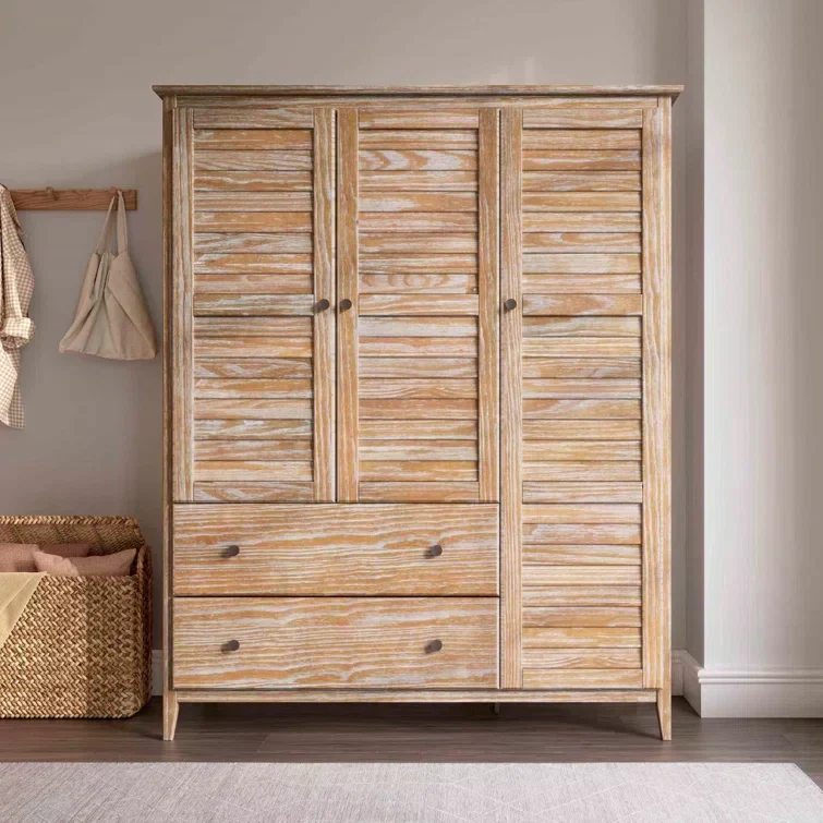 Solid Wood Armoire - Image 5