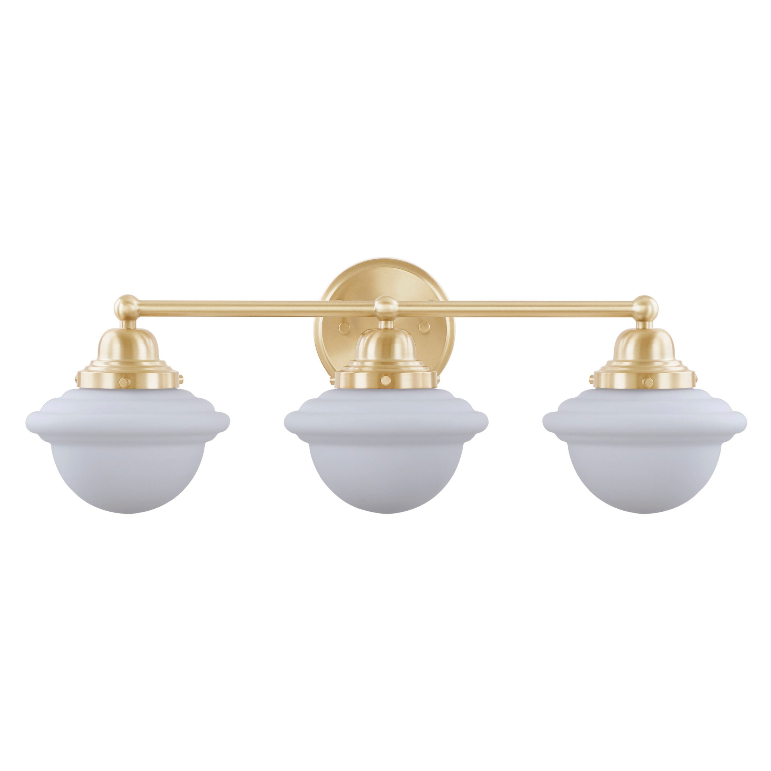 Aspen Creative Corporation 24-in 3 Light Brass Transitional Bathroom Vanity light - Image 5