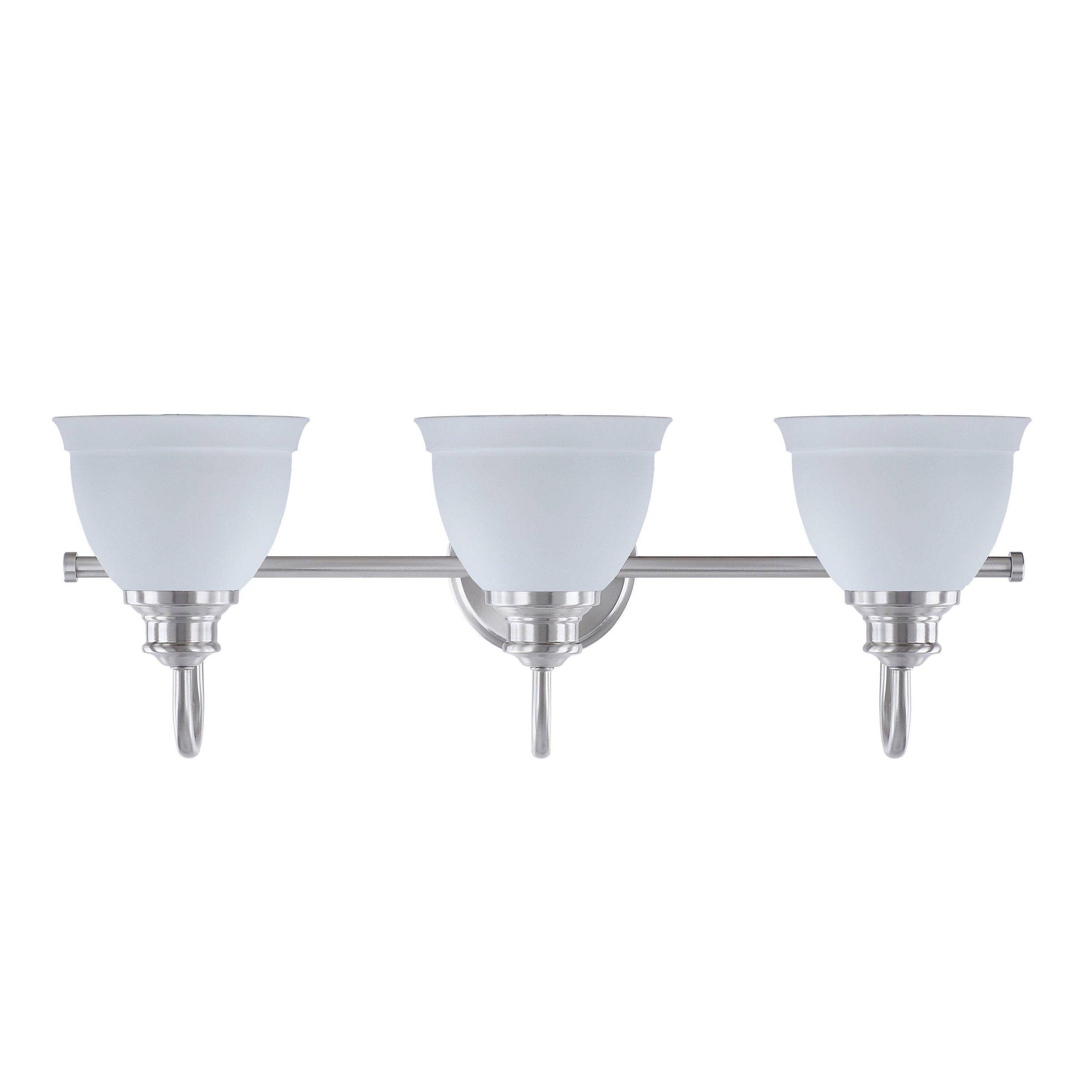 Aspen Creative Corporation 25-in 3 Light Satin Nickel Transitional Bathroom Vanity light - Image 10