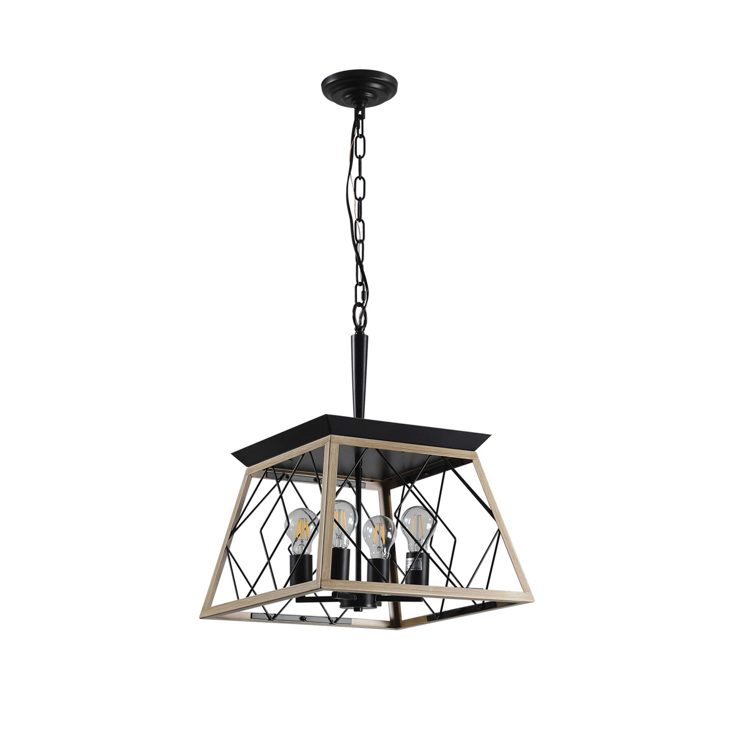 Gaierptone 4-Light Farmhouse Chandeliers 4 -Light Multiple colors Iron Chandelier