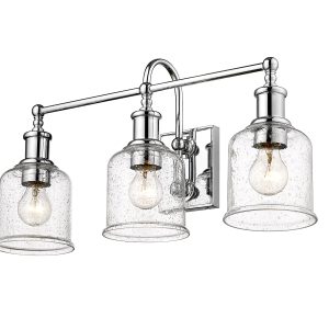Z-Lite Bryant 24-in 3 Light Polished Chrome Industrial Bathroom Vanity light