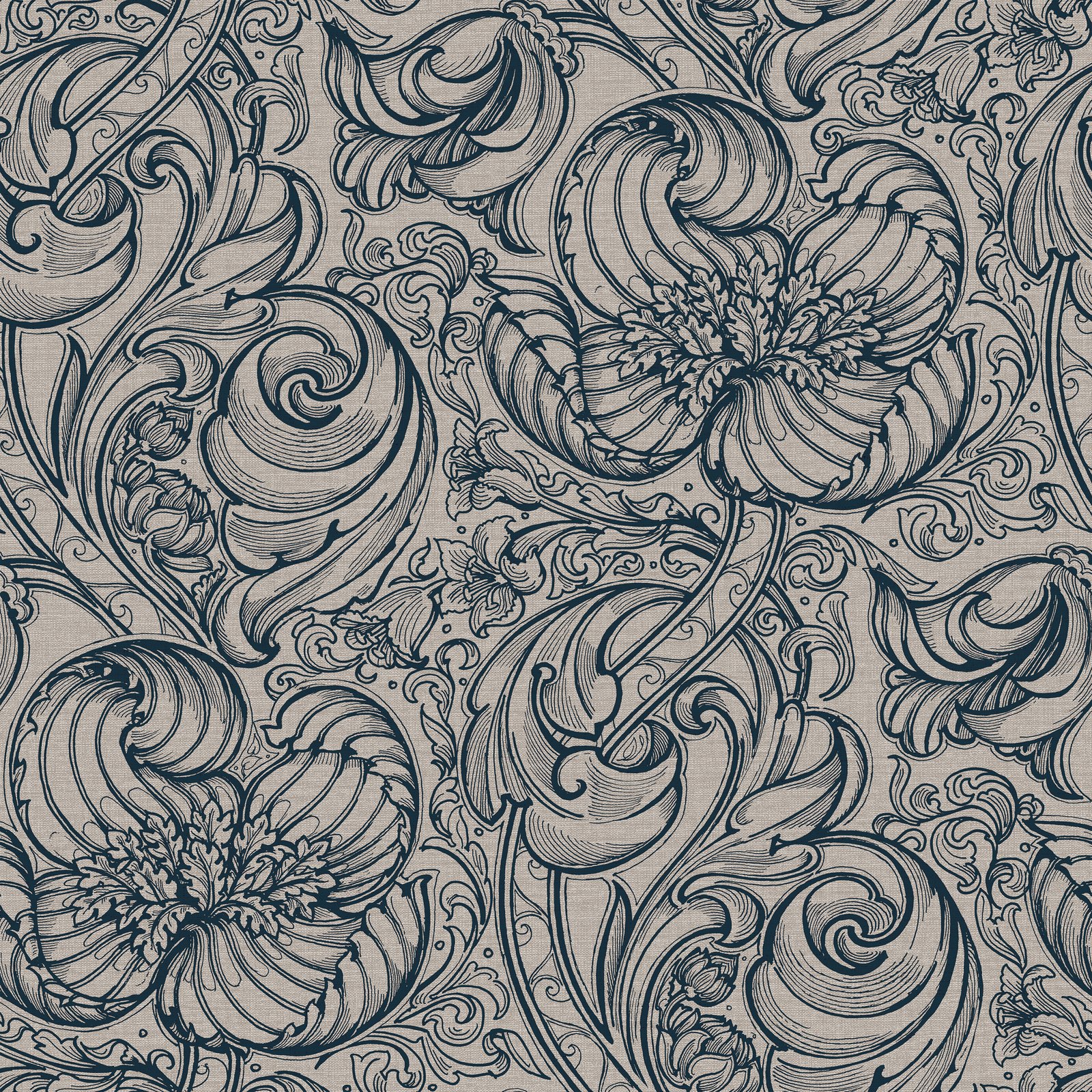 Galerie Off The Wall Down the Dilly Blue Wallpaper LB25116
