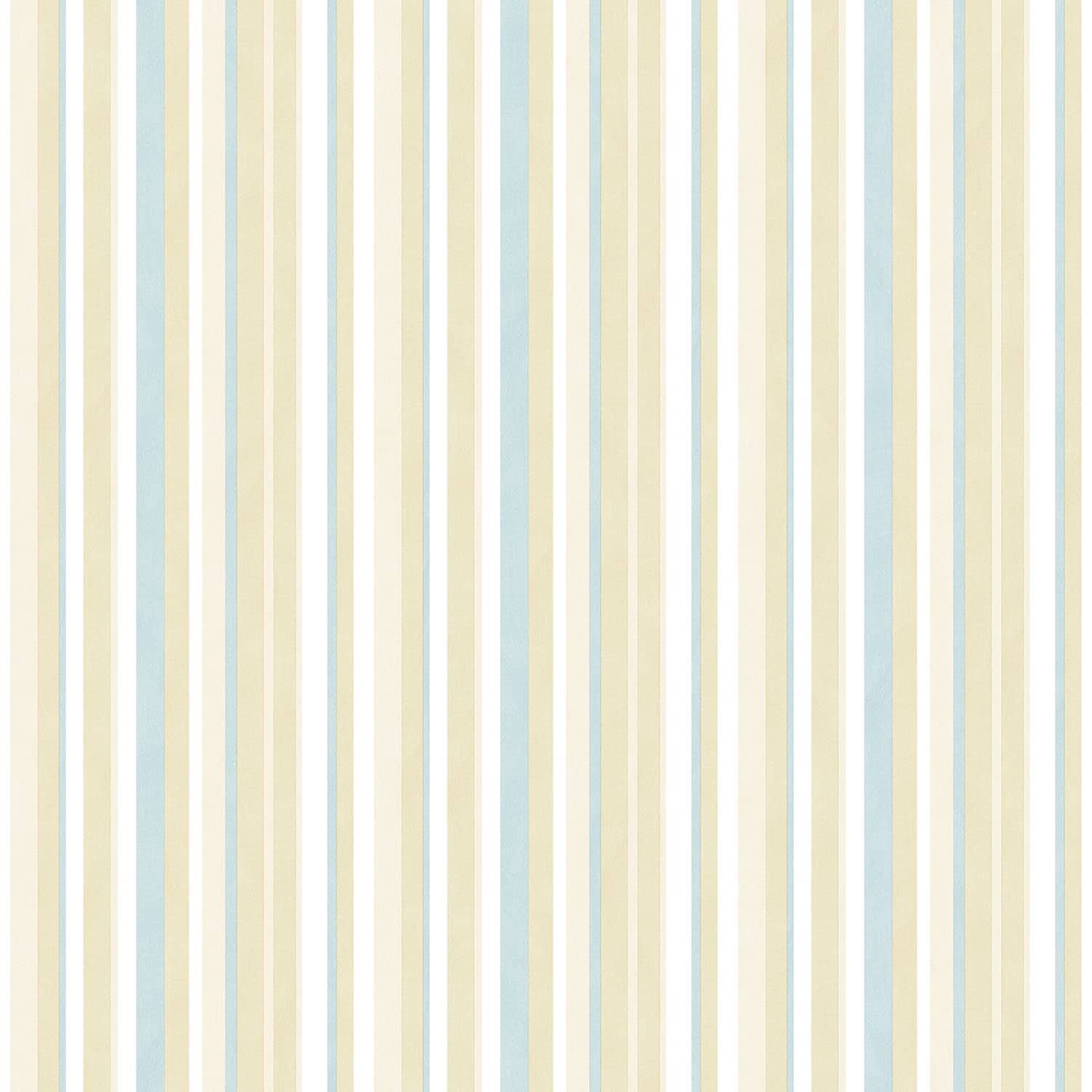 Galerie Just 4 Kids 2 Washed Striped Green Wallpaper G56500