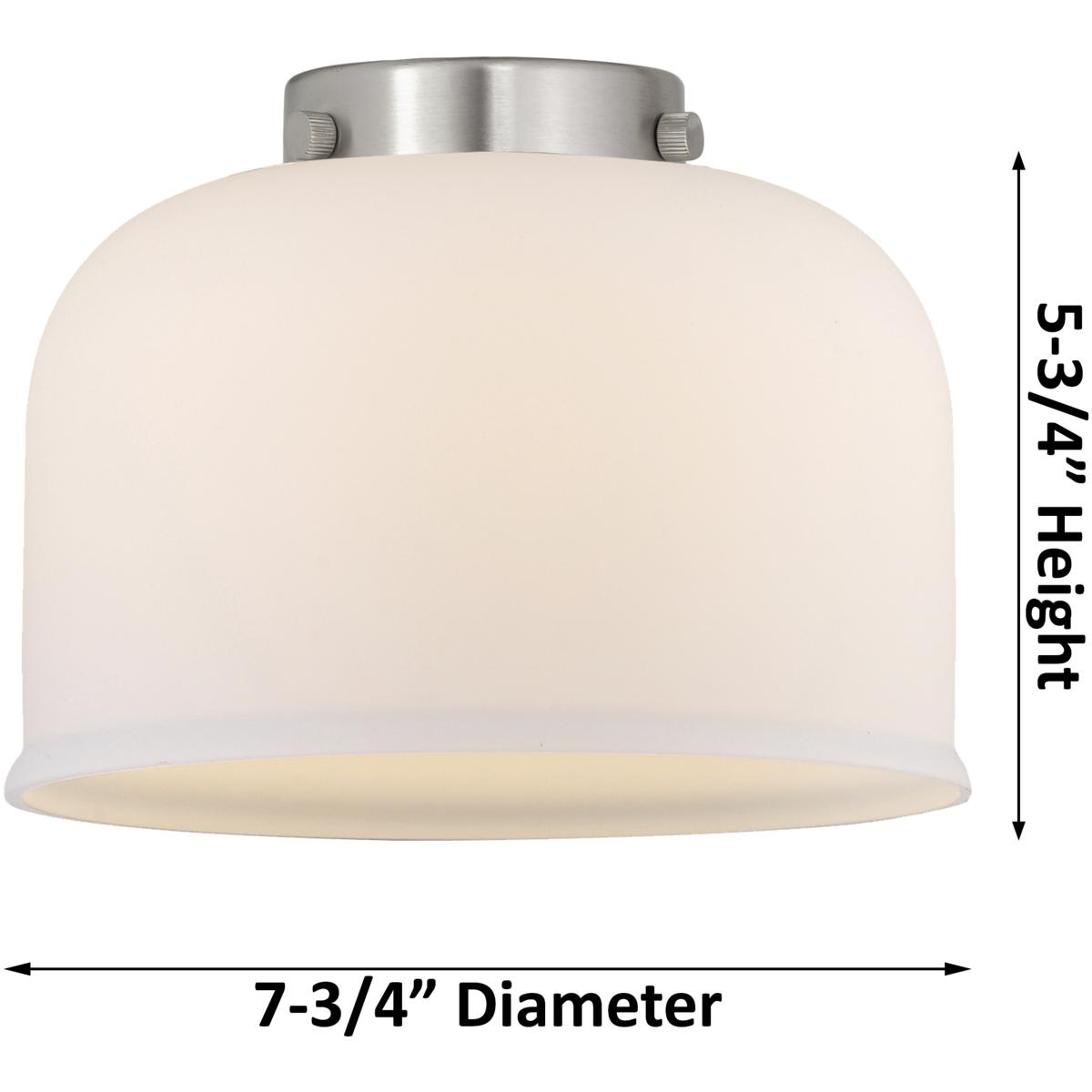 Innovations Lighting 447-1S-PN-G72 Franklin Restoration Large Bell Mini Pendant Polished Nickel - Image 2