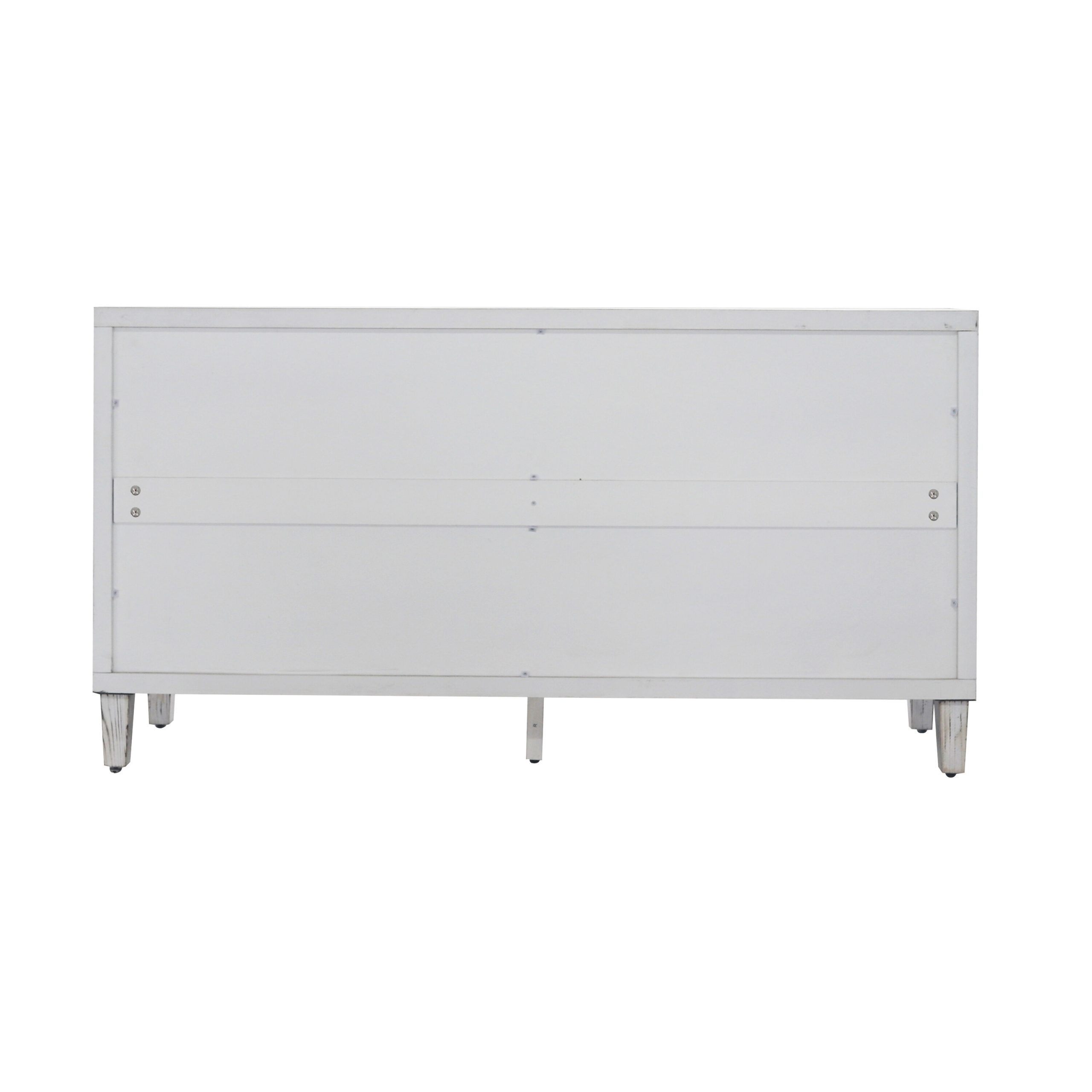 GDFStudio Accent Cabinet 4 Door Wooden Cabinet Sideboard Buffet Server Cabinet Storage Cabinet For Living Room Entryway Hallway office Kitchen and Dining Room White Wash - Image 8