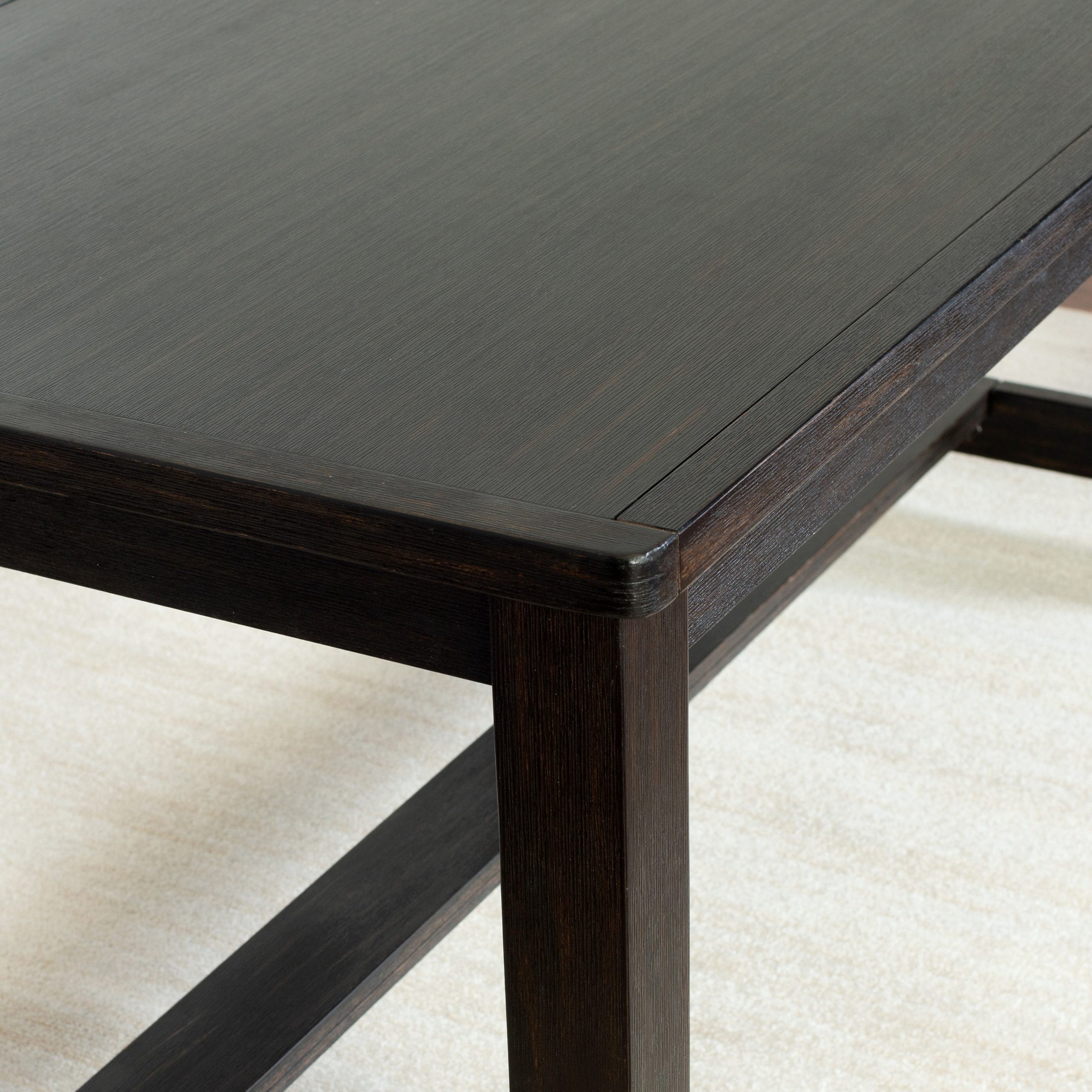 Roundhill Furniture Muzzi Blue Contemporary/Modern Dining Room Set with Rectangular Table ( Seats 4 ) - Image 7