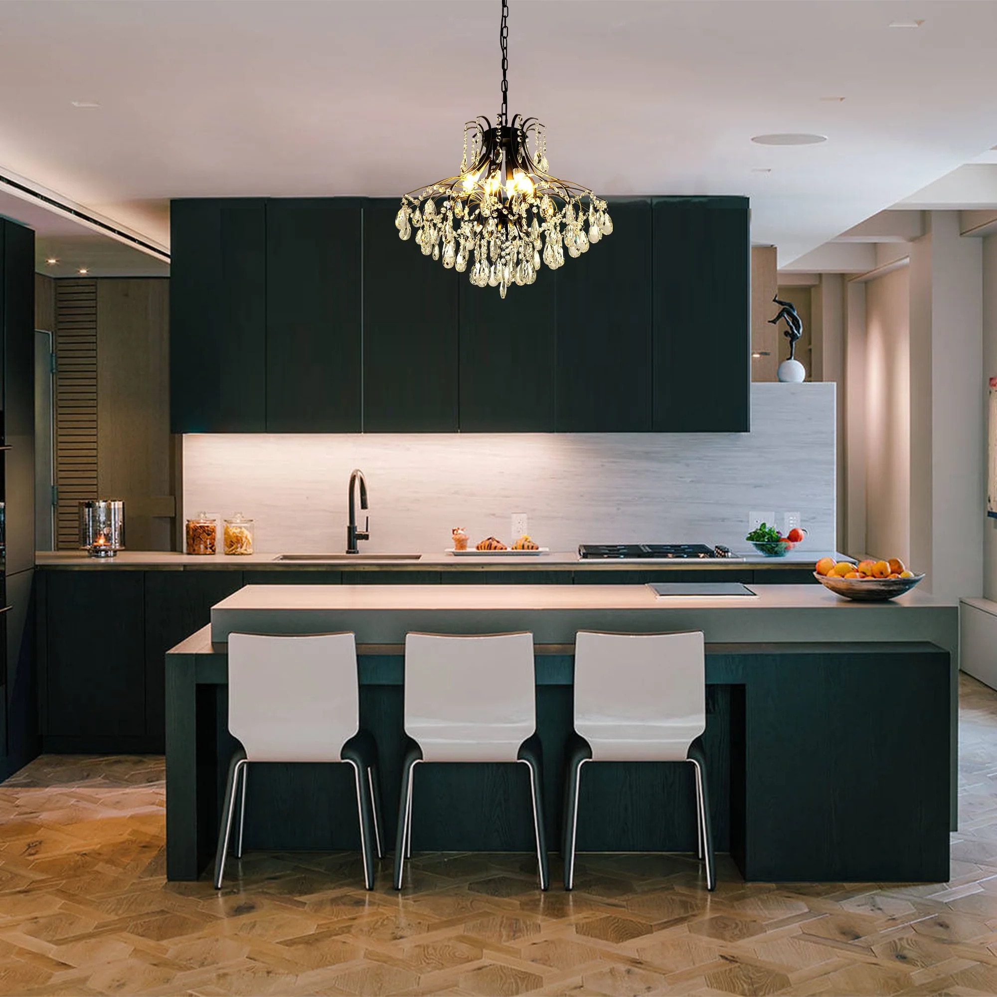 EFPERFECT Black Crystal Chandelier for Luxurious Interiors DS-SQ20 - Image 10