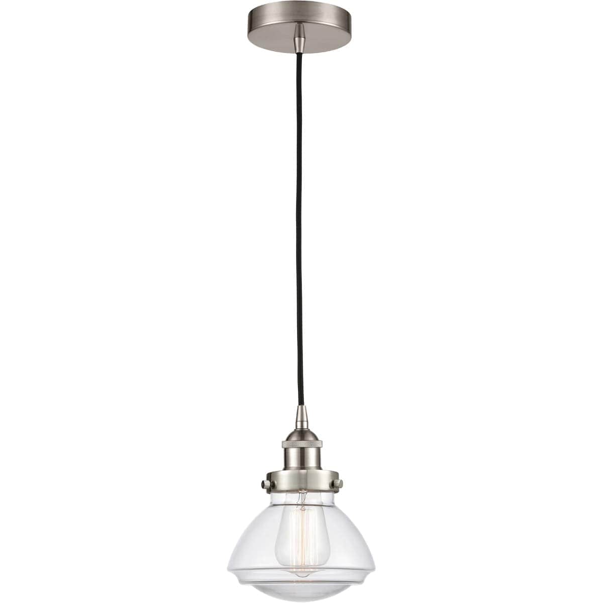 Innovations Lighting 616-1PH-SN-G322 Edison Olean Mini Pendant Brushed Satin Nickel