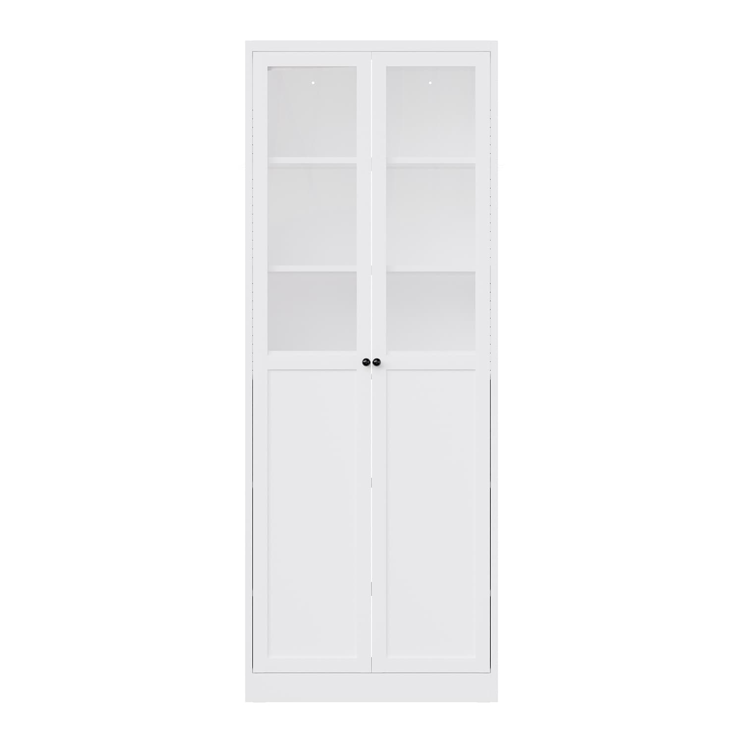 GZMR 72" Metal Pantry Storage Cabinet Contemporary/Modern White Pantry - Image 3