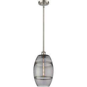 Innovations Lighting  516-1S-SN-G557-8SM Ballston Vaz Mini Pendant Brushed Satin Nickel