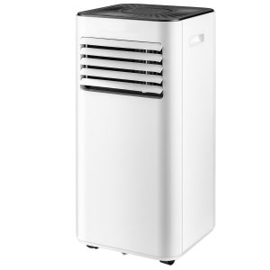 Slickblue 6000 BTU DOE (120V) White Single Hose Portable Air Conditioner for Bedroom Living Room Kitchen Cools 300 Sq Ft