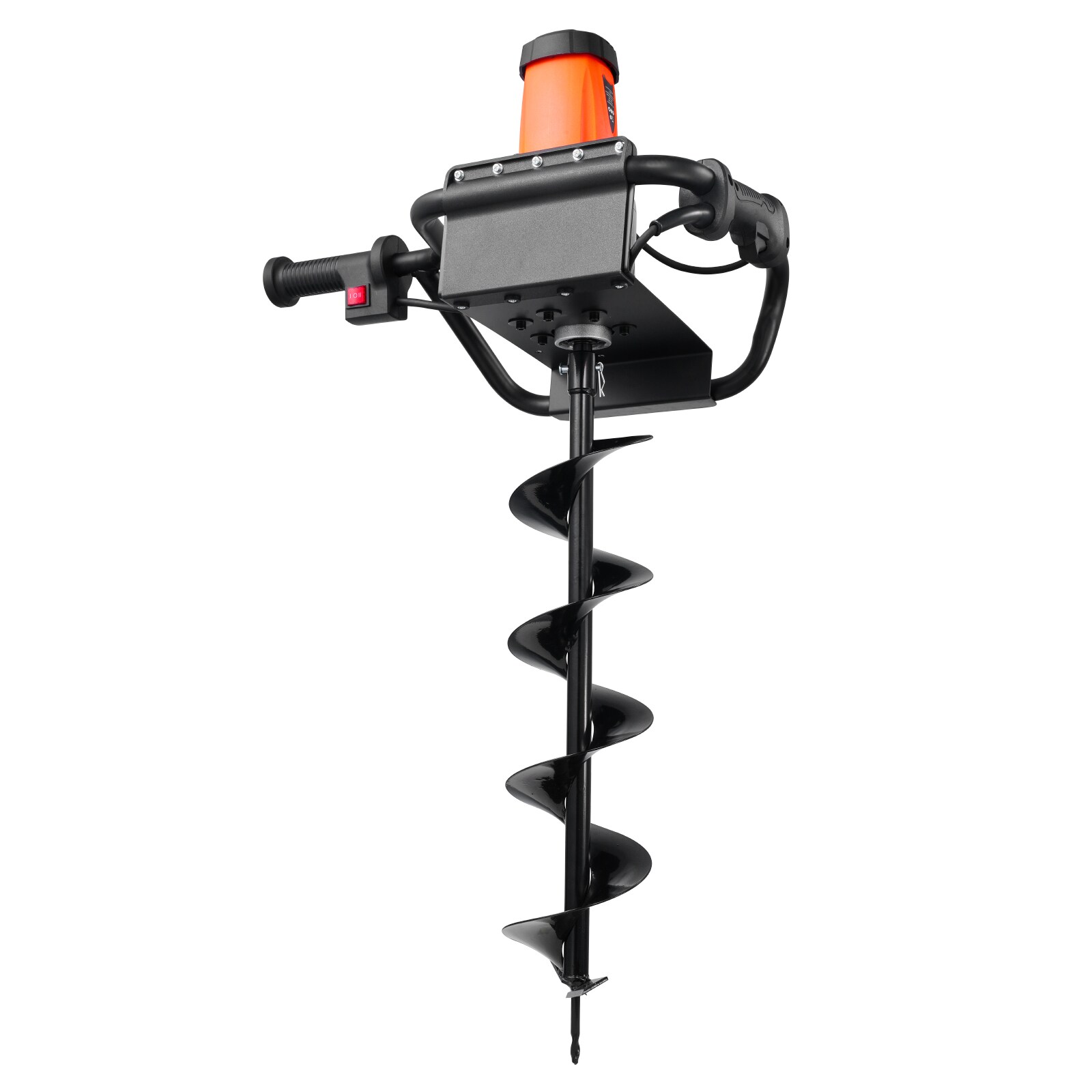 GIVIMO Electric Post Hole Digger 1500-W Corded Earth Auger with 5.7-in Alloy Steel Drill Bit and 10.24-in Extension Rod for Fence Posts and Tree Planting - Image 9