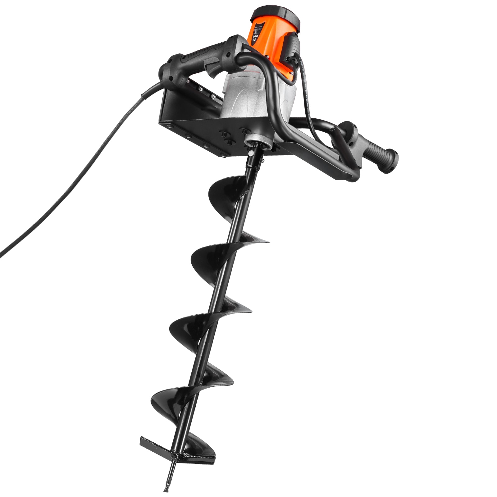 GIVIMO Electric Post Hole Digger 1500-W Corded Earth Auger with 5.7-in Alloy Steel Drill Bit and 10.24-in Extension Rod for Fence Posts and Tree Planting - Image 10