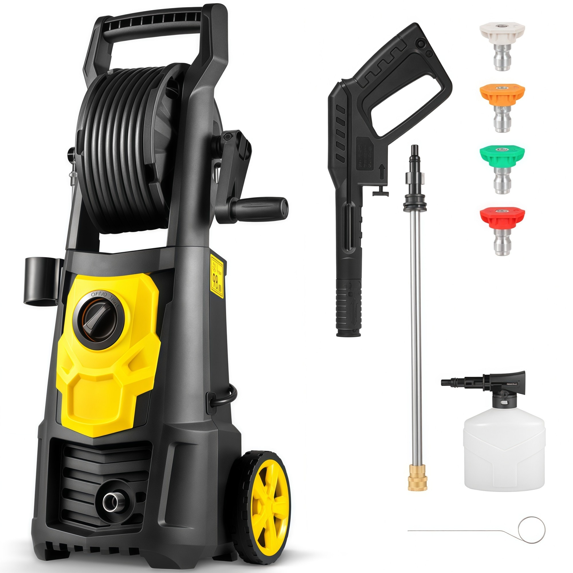 Numhew 30ft Hose 5-Nozzle Blue Electric Pressure Washer - Image 10