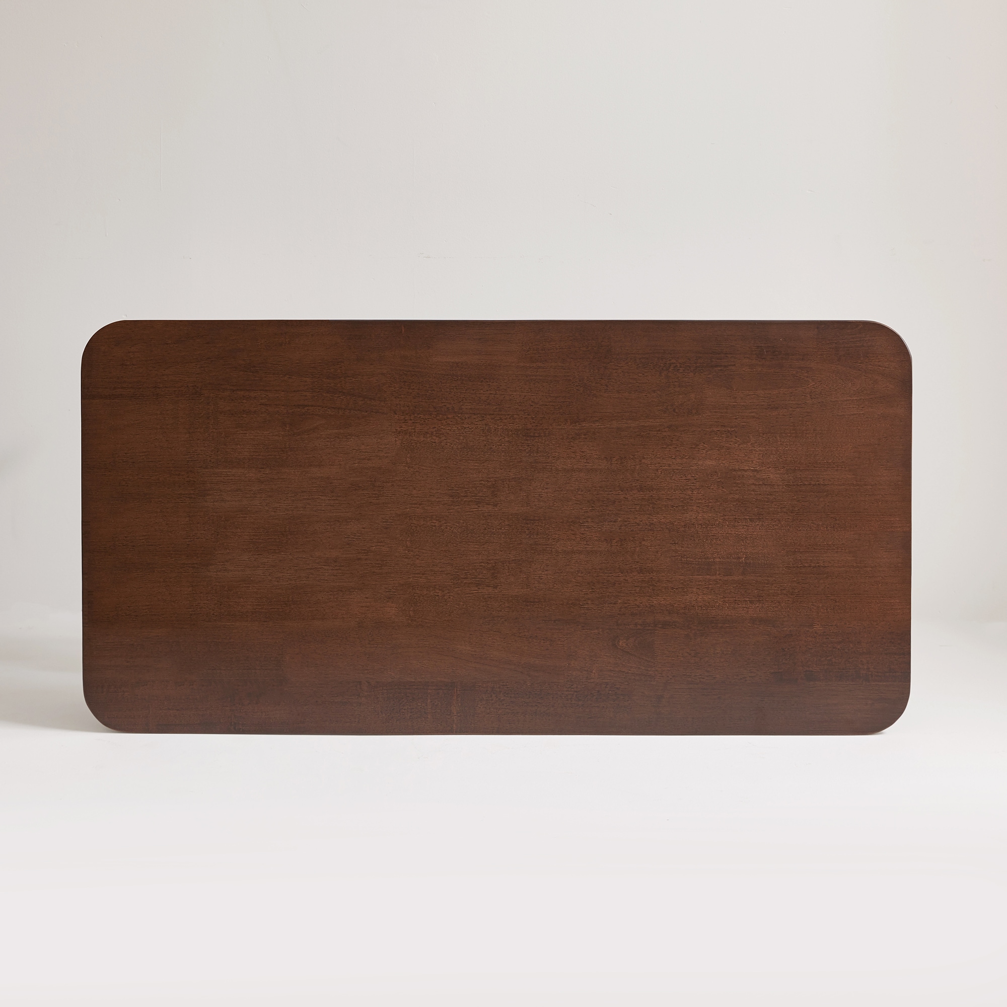 Bybafun Midcentury Wood Brown Rubberwood 47.24-in W x 17.72-in H Coffee Table - Image 10