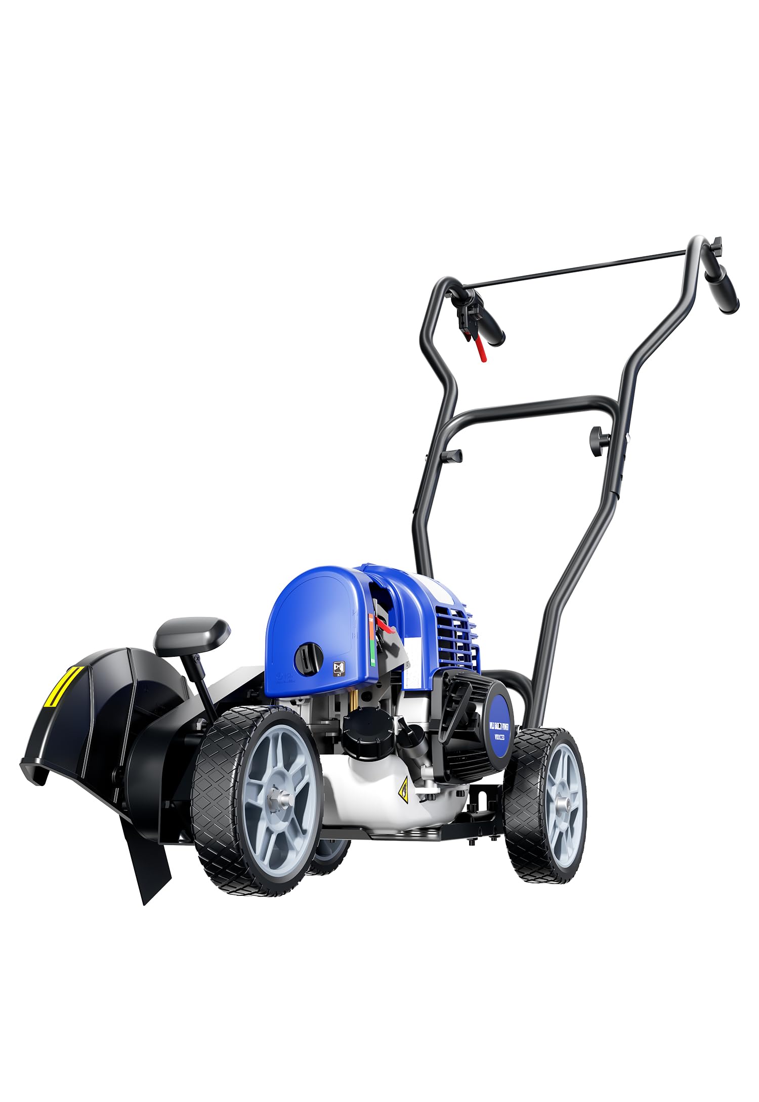 Wild Badger Power 31cc 4-Cycle Gas Walk-Behind Lawn Edger, 9.5-in Blade 31cc 4-cycle walk-behind edger with 9.5-in 2-tooth blade and 5 cutting depths for sidewalks, driveways and lawn borders.