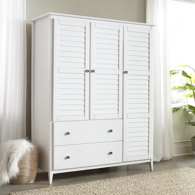 Solid Wood Armoire - Image 4