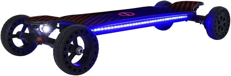 2025 Electric Skateboard 4000 Watts | 12S3P | 35 mph | 22 Mile Range | 6" Wheels | Cool Lights | - Image 3