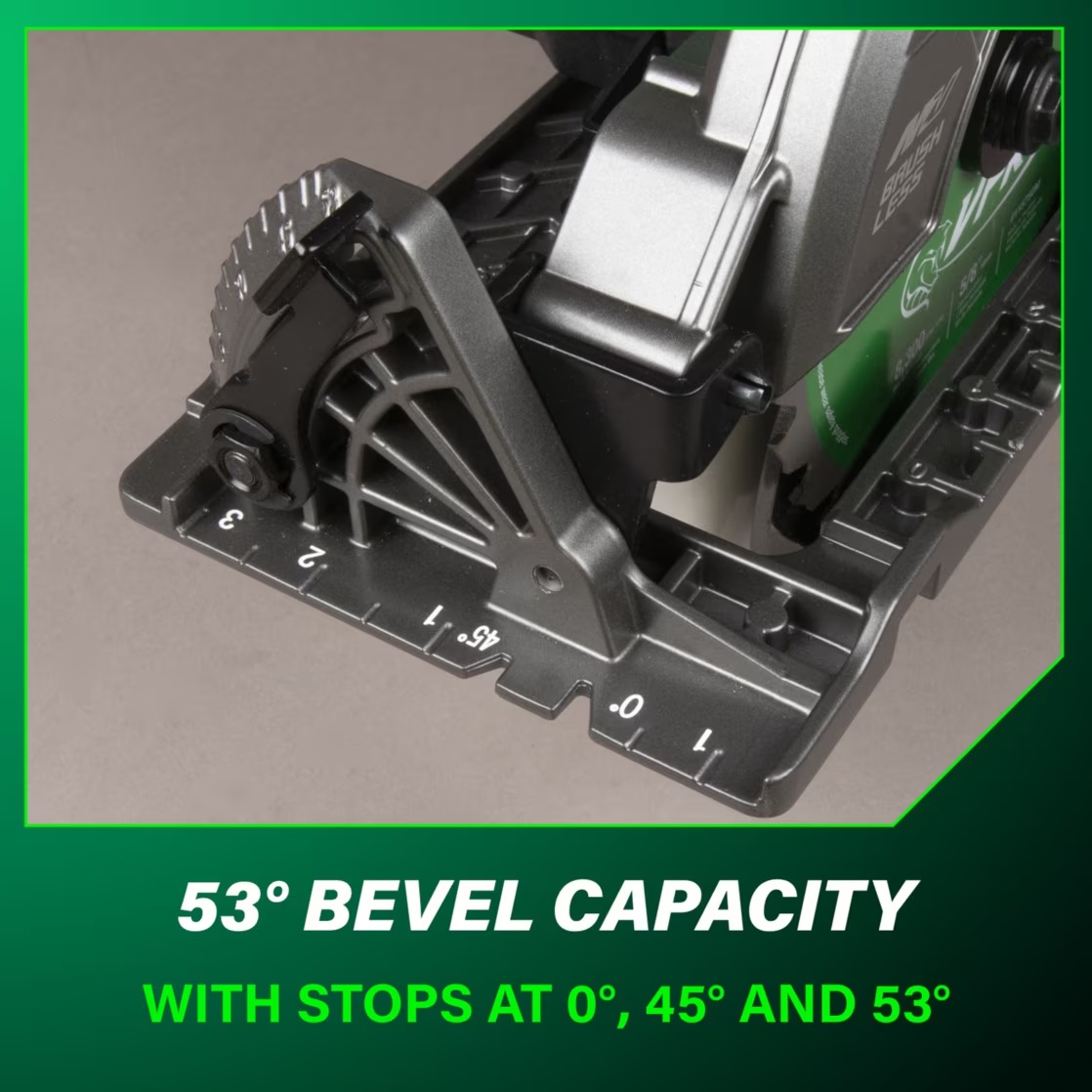 Metabo HPT 36V Cordless Circular Saw, 7-1/4-In, C3607DWA - Image 6