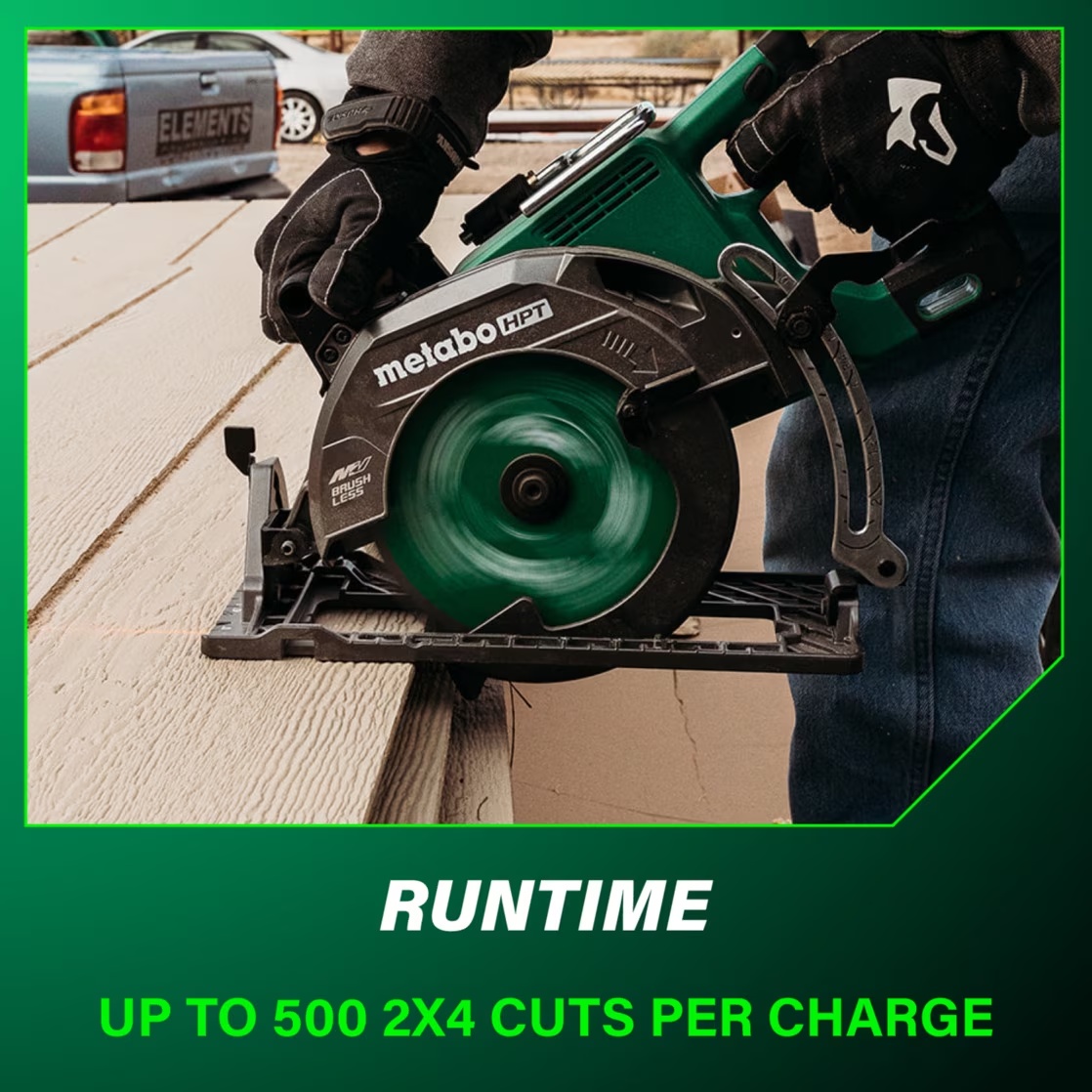 Metabo HPT 36V Cordless Circular Saw, 7-1/4-In, C3607DWA - Image 9