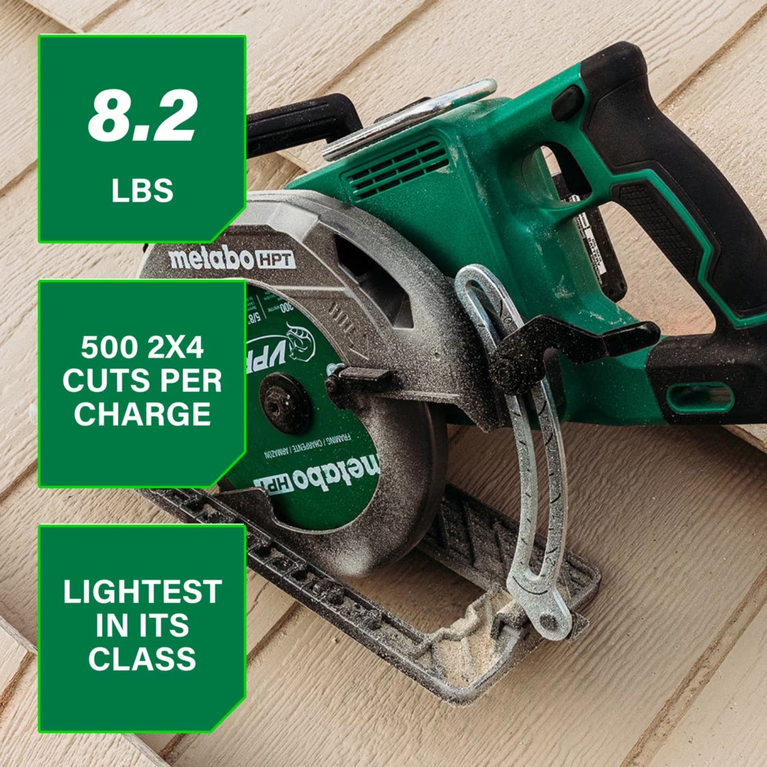 Metabo HPT 36V Cordless Circular Saw, 7-1/4-In, C3607DWA - Image 2