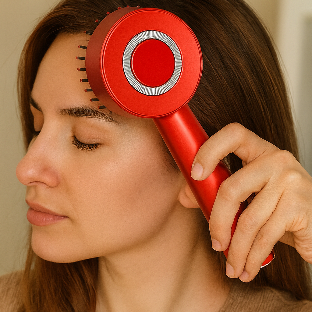 Scalp Massager Brush with Electric Vibration - Image 2