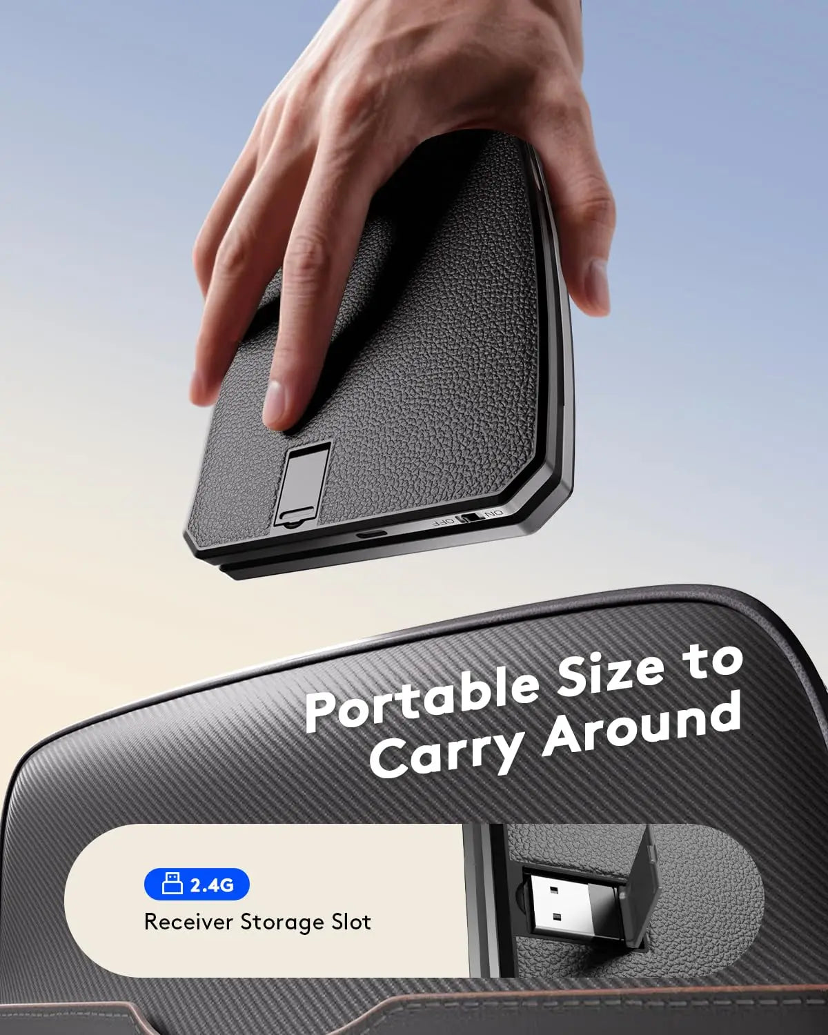 Bluetooth Keyboard - Foldable and Ergonomic Design - Image 10