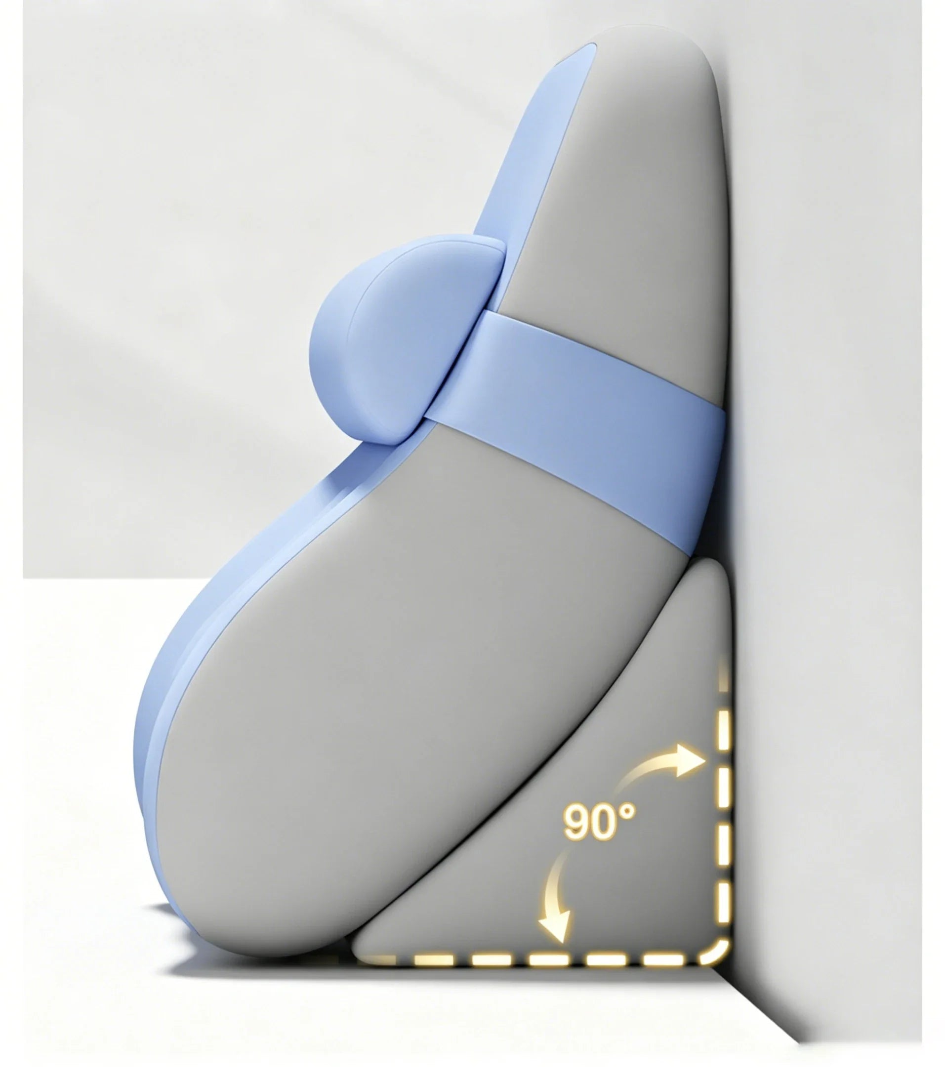 Extra Large Back Support Wedge Pillow with Ergonomic Design - Image 17