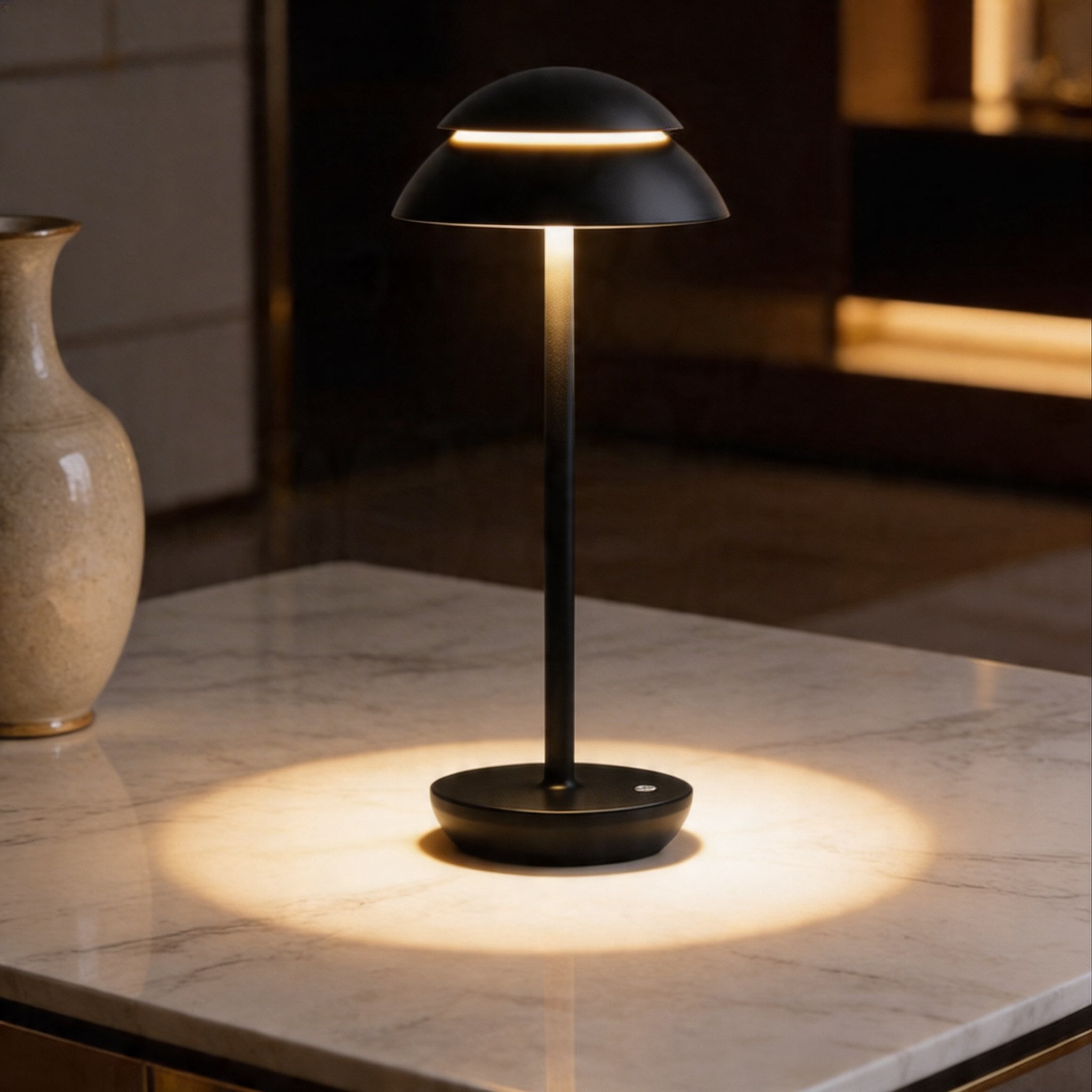 Touch-Controlled Cordless Mushroom-Shaped Table Light - Image 9