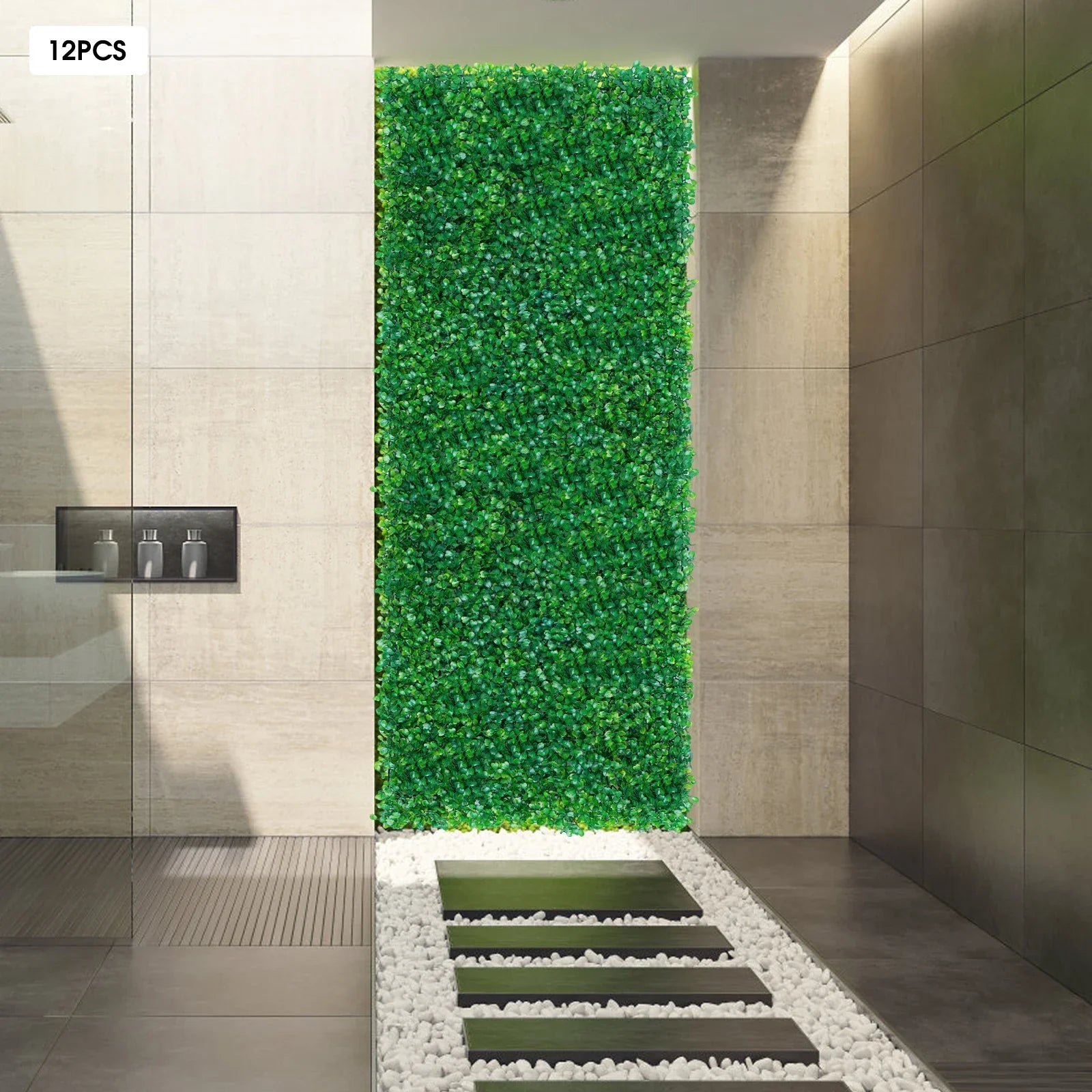 Set of 12 Faux Wall Panels for Indoor Plant Decoration - Image 5