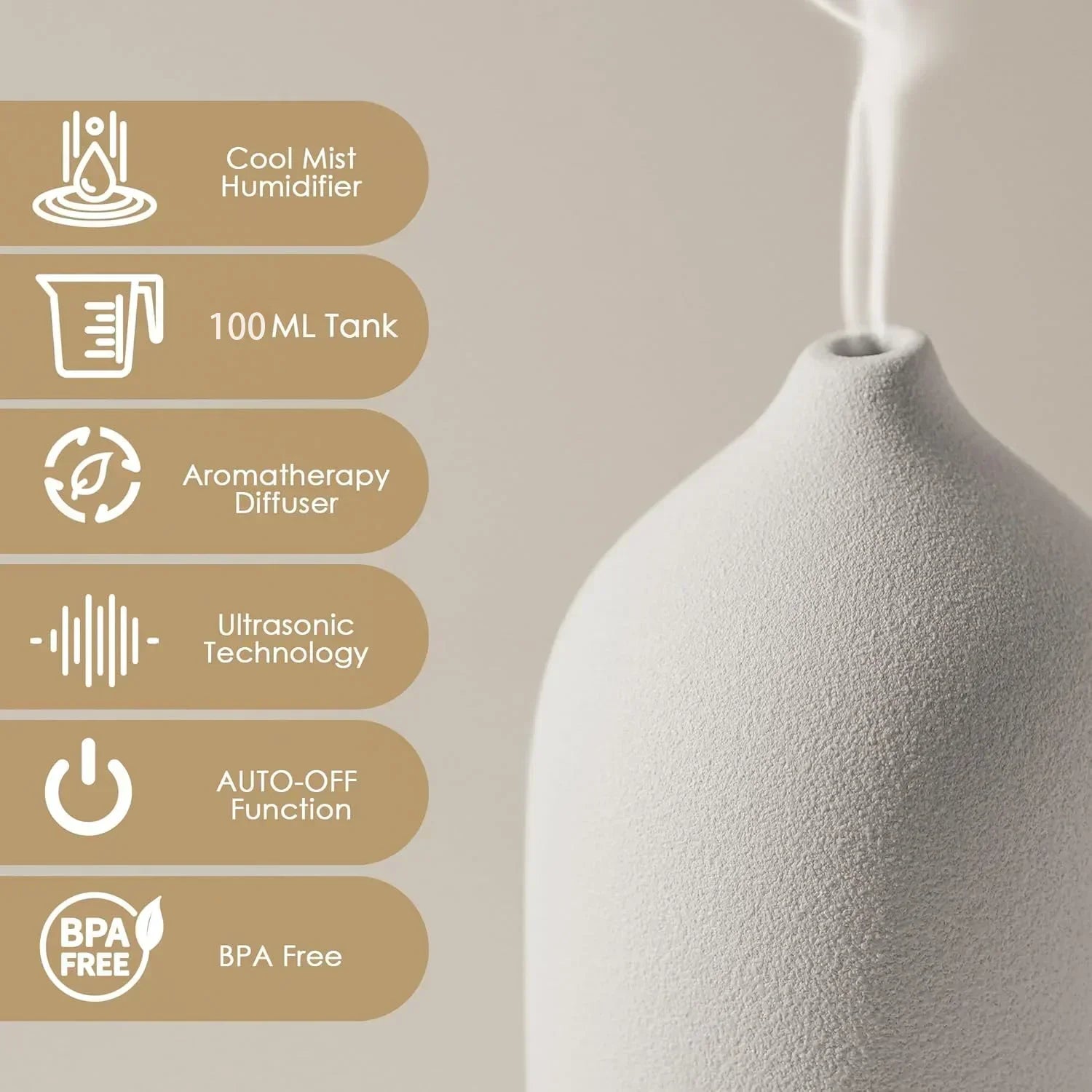 Essential Oil Diffuser in Ceramic Design - Image 3