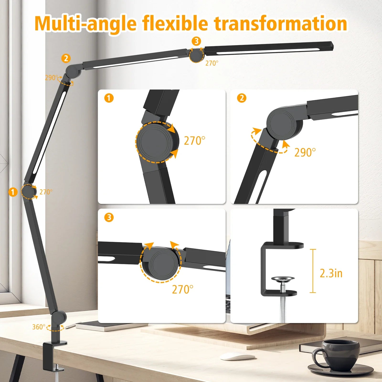 Swing-Arm Desk Light for Architects - Image 6
