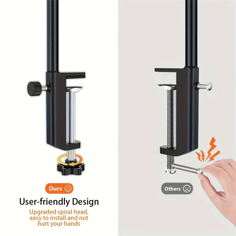 Sturdy Desk Lamp with 88 LEDs and Clamp Attachment - Image 2