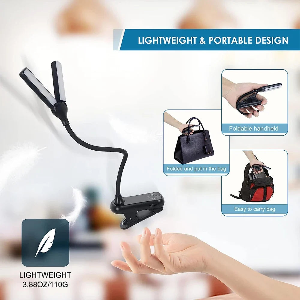 Book Light with 14 LEDs and Clip-On Design - Image 13