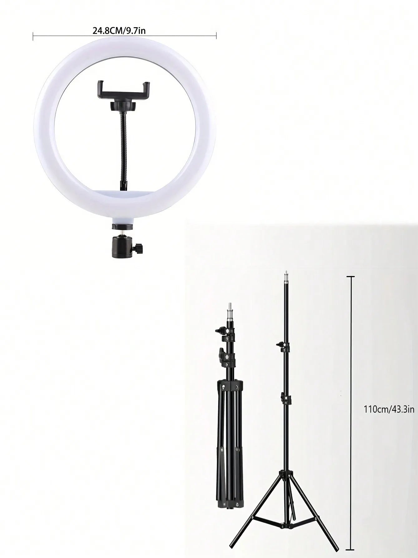 Ring Light with 110cm Tripod Stand - Image 7