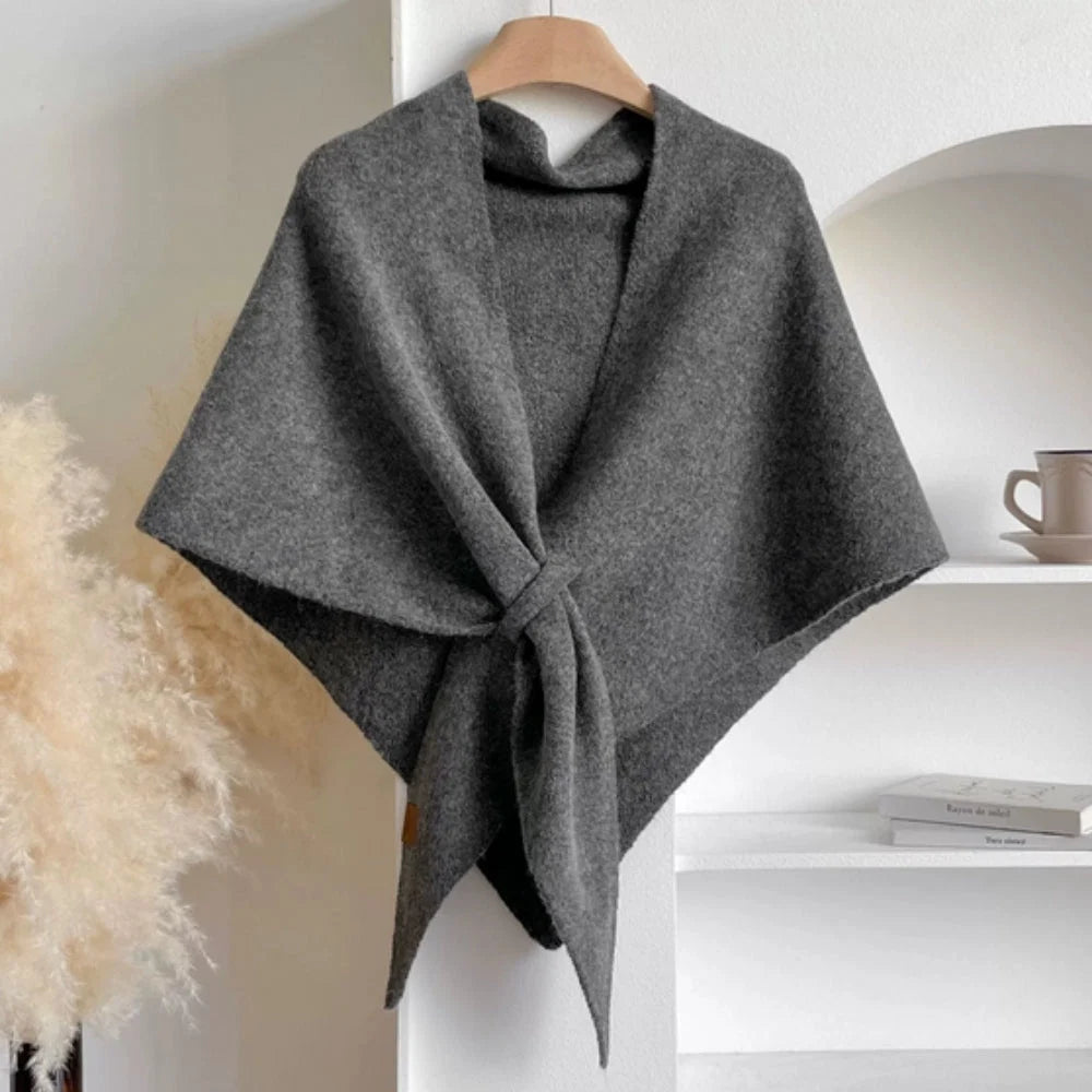 Triangle Shawl Lightweight Microfiber Blend Machine Washable - Image 9