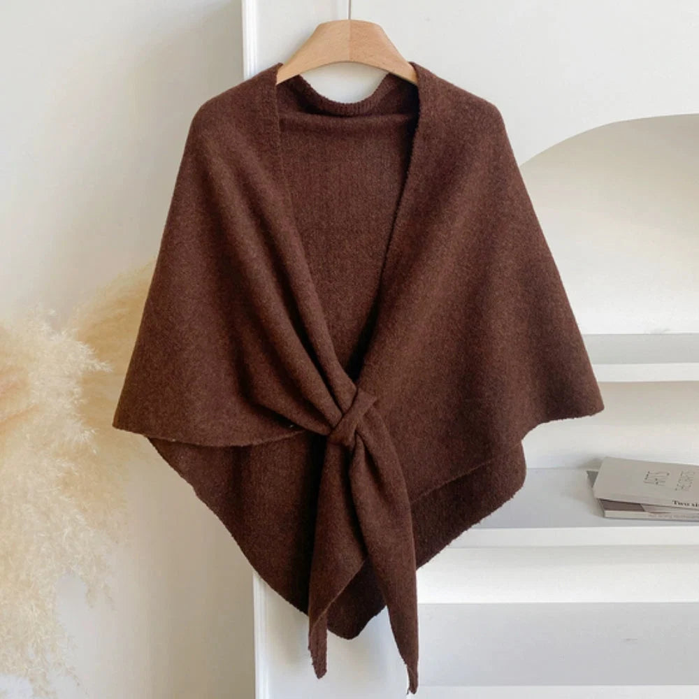Triangle Shawl Lightweight Microfiber Blend Machine Washable - Image 8