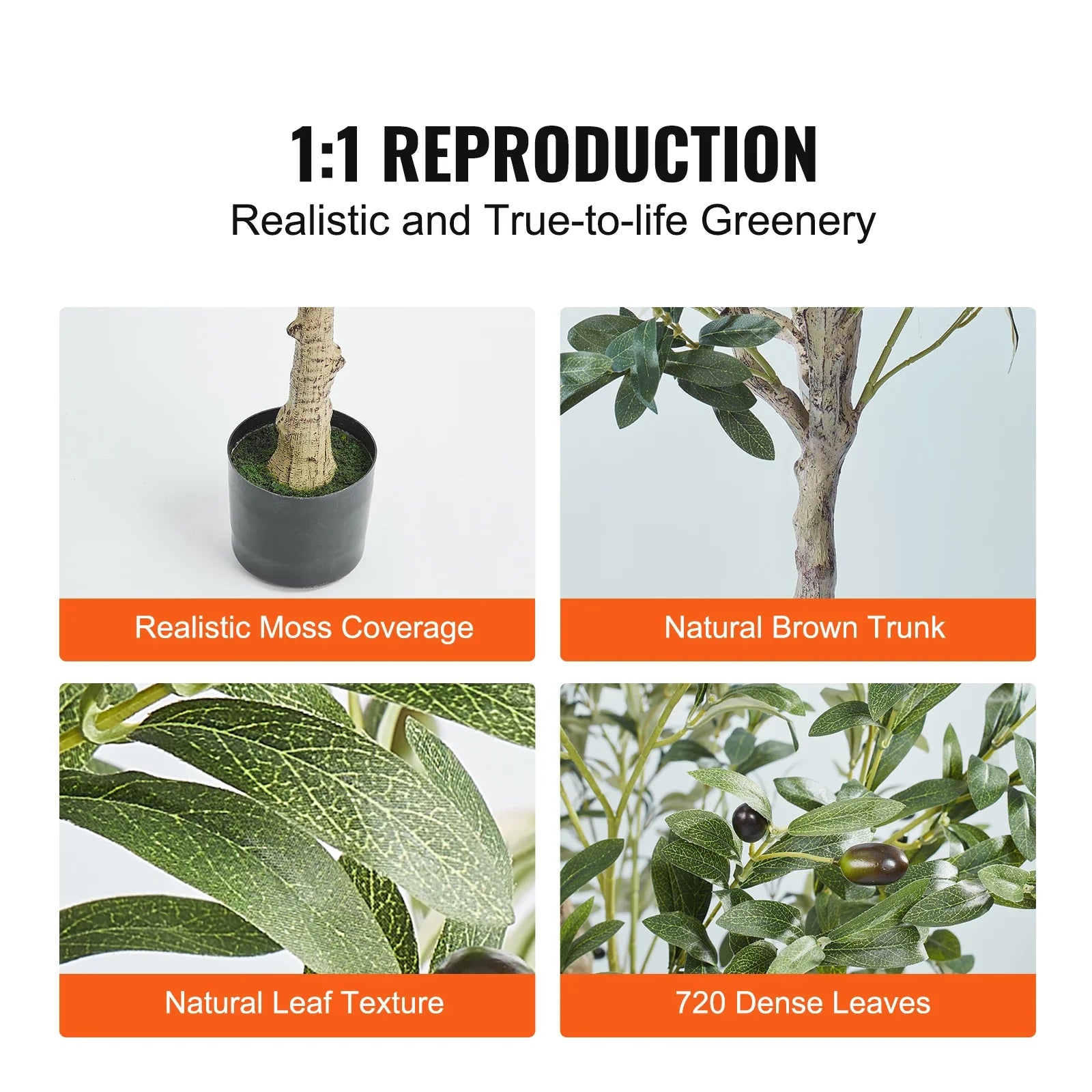 Olive Tree Decoration with Stable Base - Image 4
