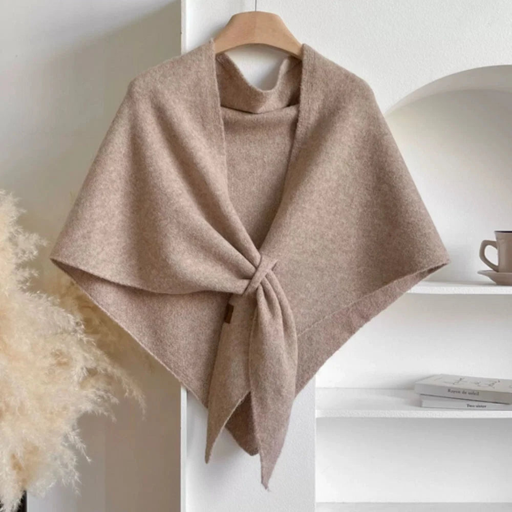 Triangle Shawl Lightweight Microfiber Blend Machine Washable - Image 10