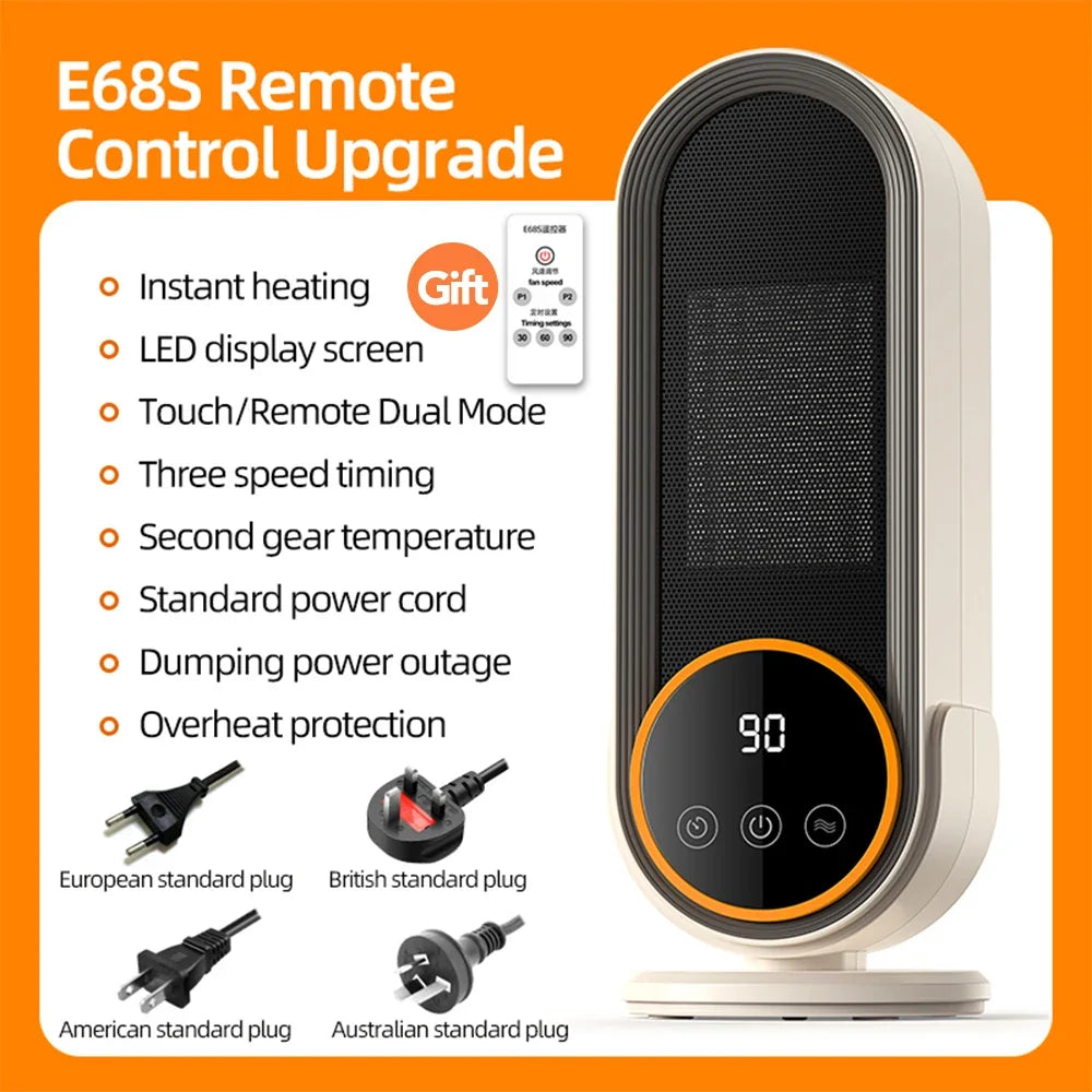 Electric Desk Heater 1200W for Efficient Heating - Image 6
