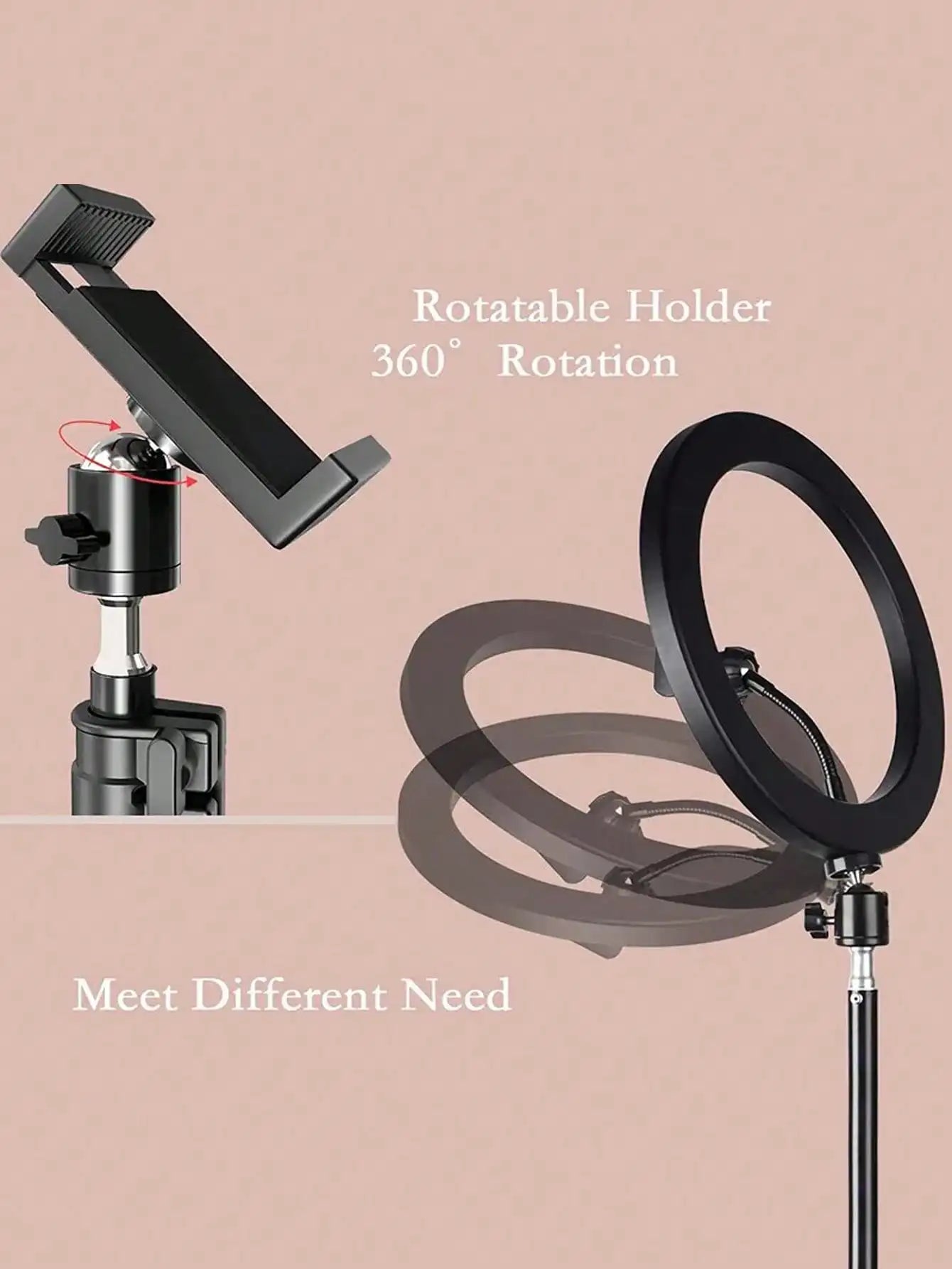 Ring Light with 110cm Tripod Stand - Image 2