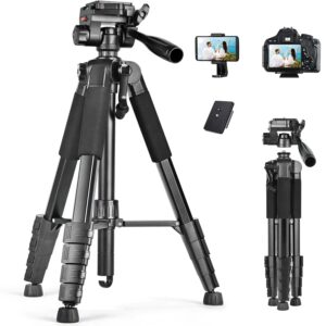 Aluminum Tripod for Cameras – 79 Inches Tall
